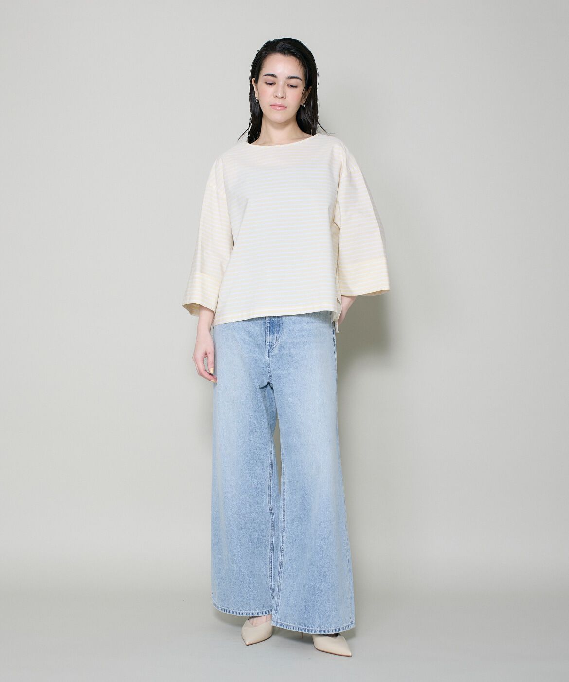 DAY by DAY it&rsquo;s international「7分袖ボーダーTブラウス」|シャツ・ブラウス|