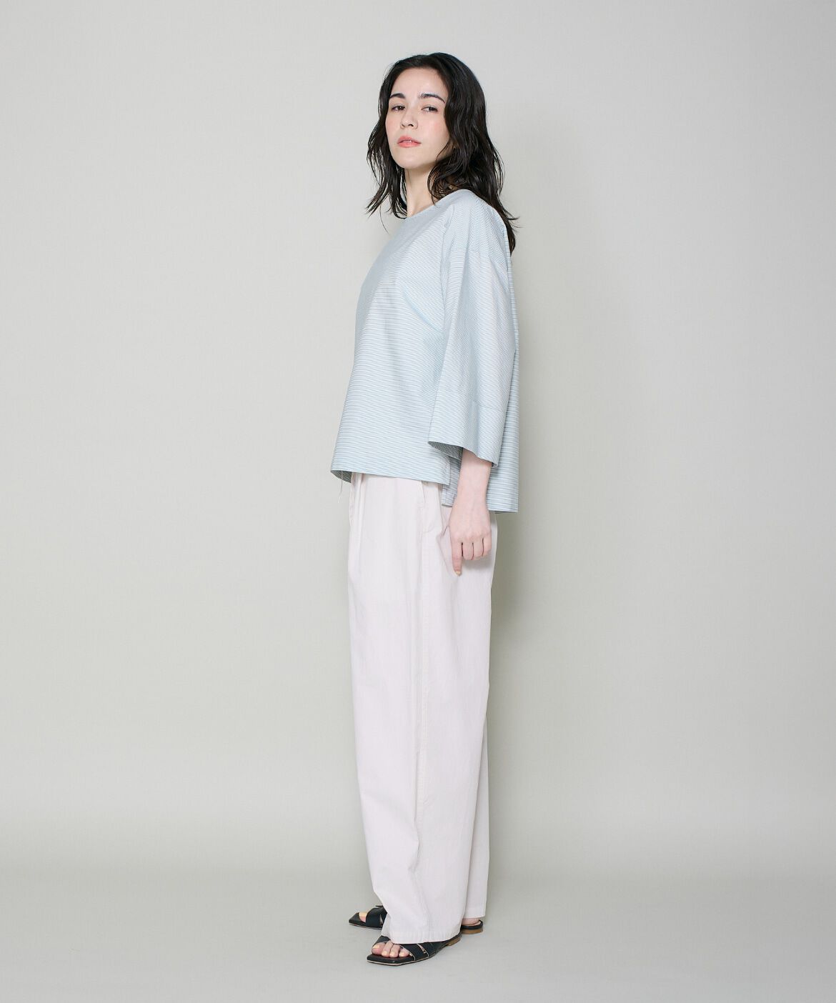 DAY by DAY it&rsquo;s international「7分袖ボーダーTブラウス」|シャツ・ブラウス|