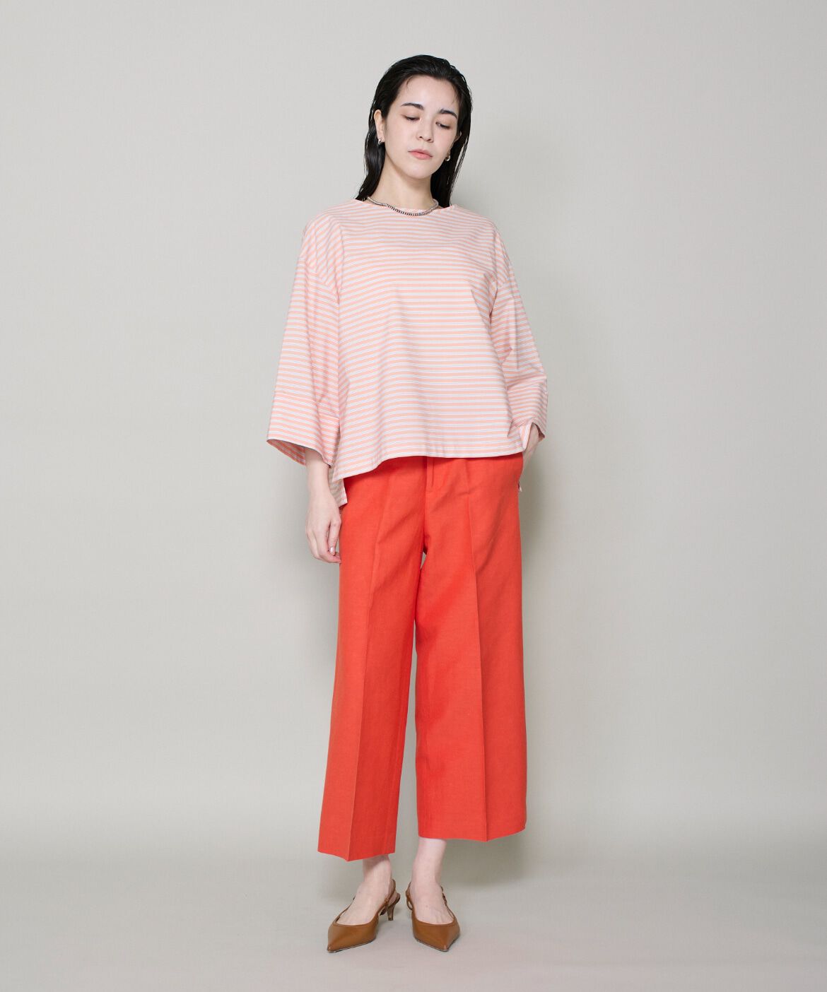 DAY by DAY it&rsquo;s international「7分袖ボーダーTブラウス」|シャツ・ブラウス|