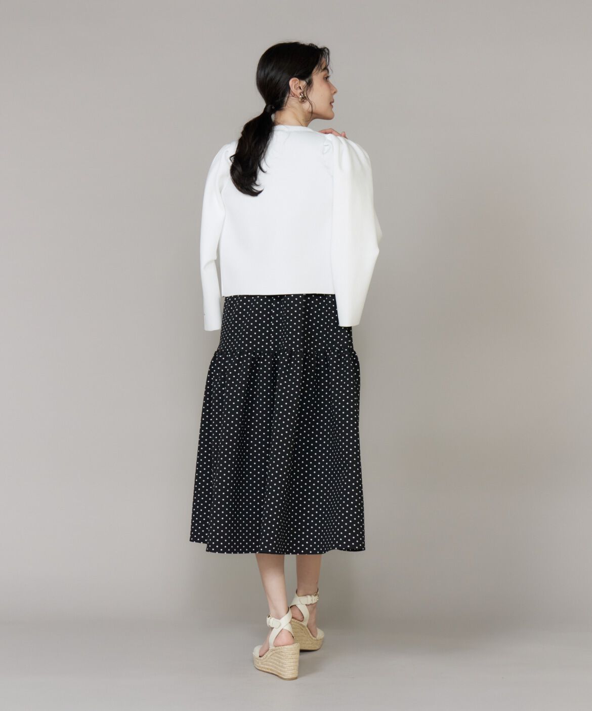 Maglie le cassetto「ロゴ刺繍ジップカーディガン」|カーディガン|