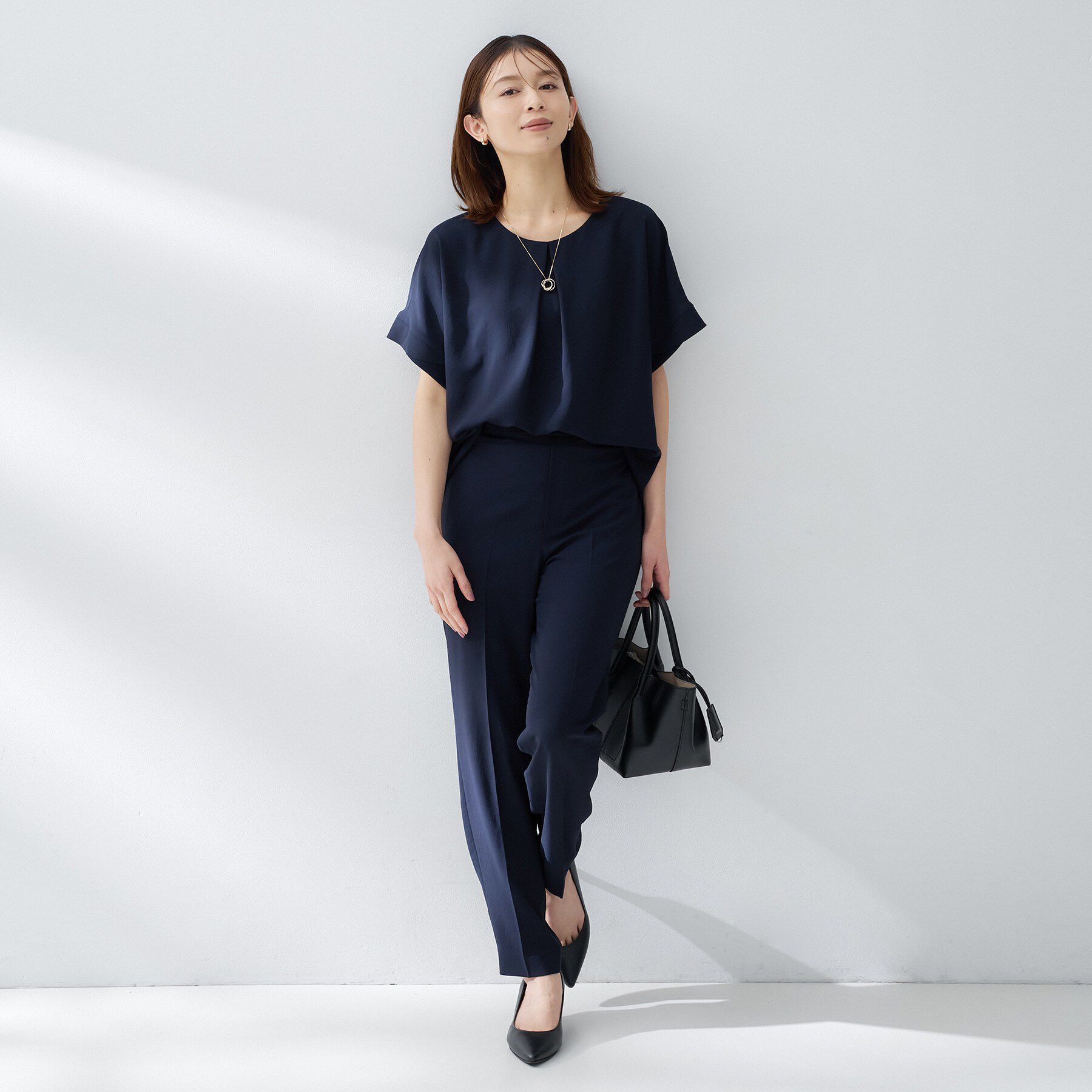 UNTITLED「【夏の名品セットアップが今年も登場！/はっ水/遮熱】リラクミスト テーパードパンツ」|その他|