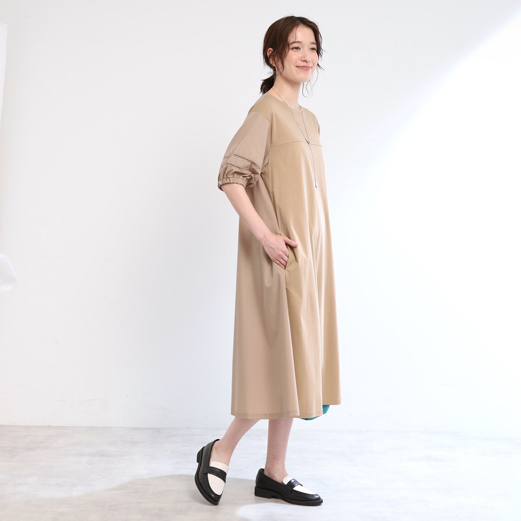 Reflect「【夏SALE／E‐QUALITY／手洗い可】リラクシーワンピース」|ワンピース|