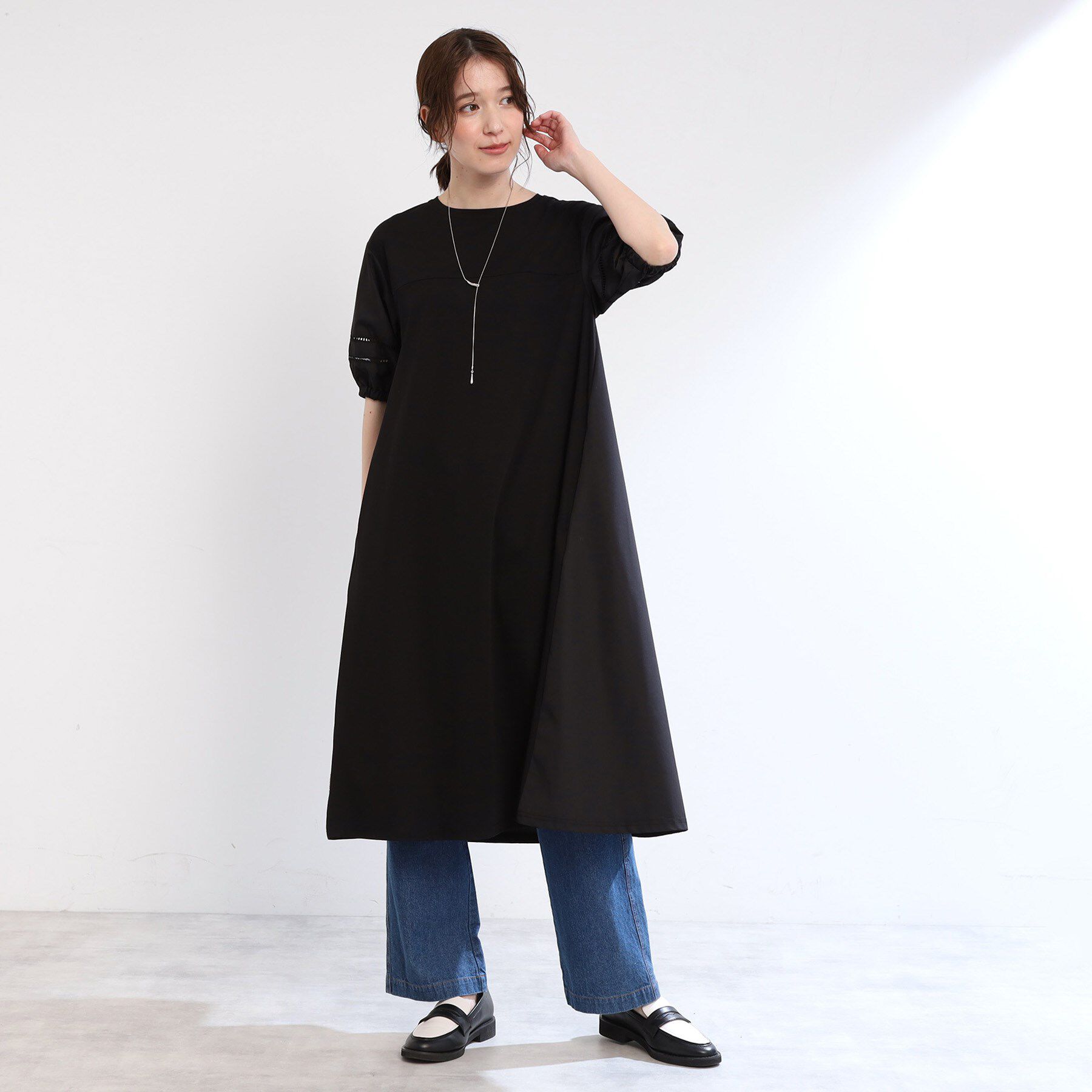 Reflect「【夏SALE／E‐QUALITY／手洗い可】リラクシーワンピース」|ワンピース|