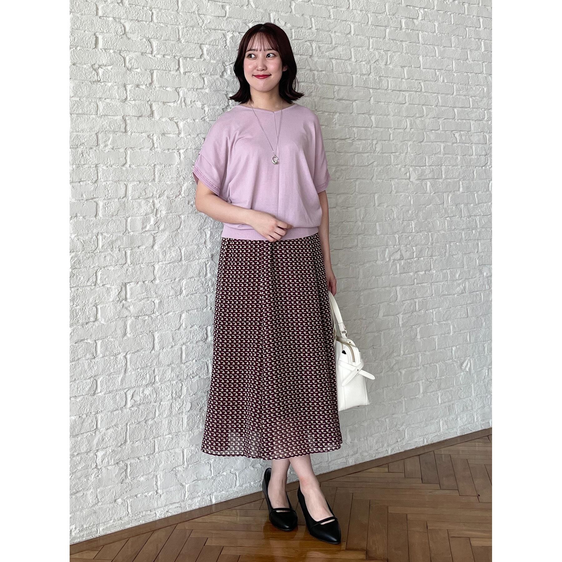 Reflect「【選べる7色◎／手洗い可／二の腕カバー】半袖ニット」|ニット・セーター|