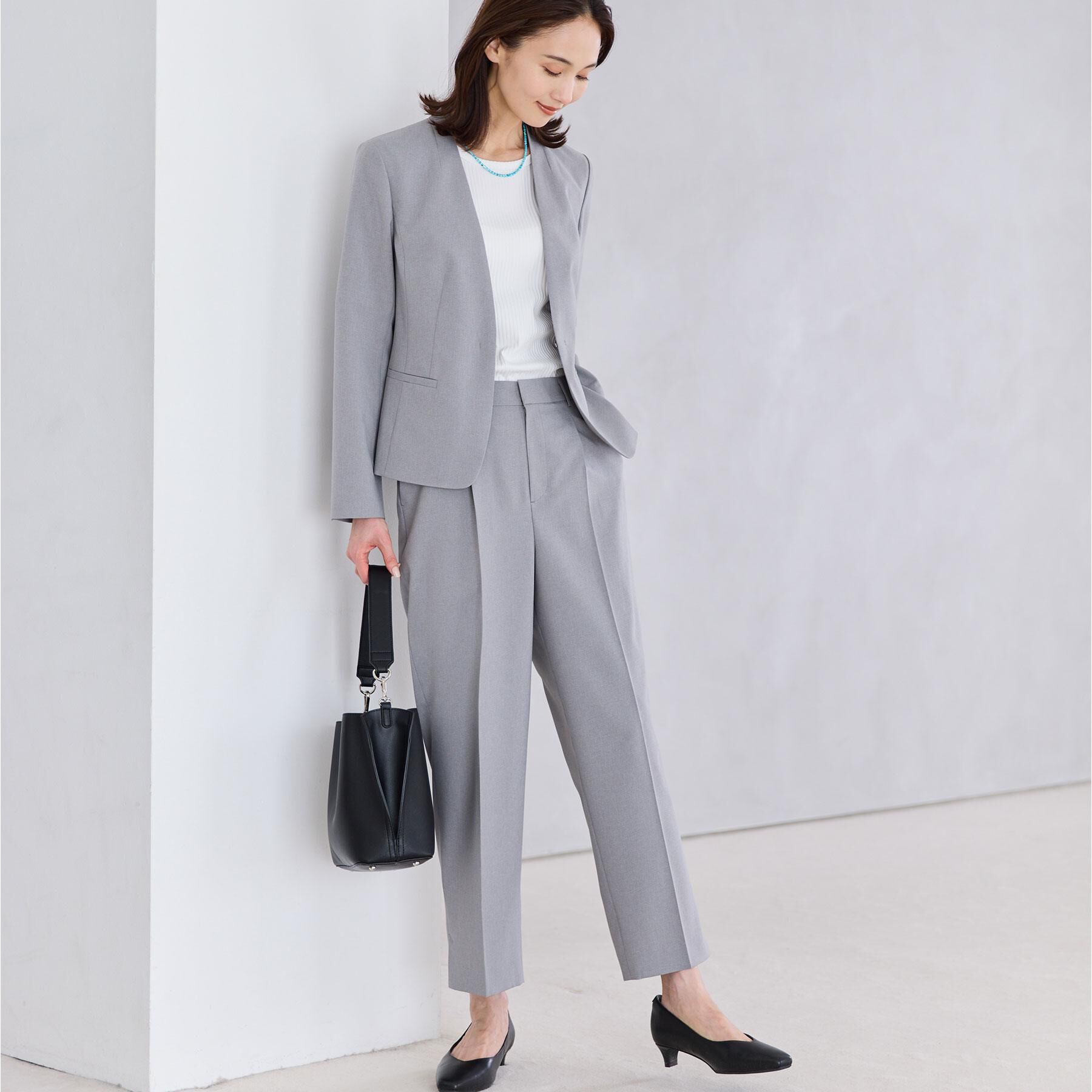 Reflect「【吸水速乾／セットアップ可】ノーカラージャケット」|ノーカラージャケット|