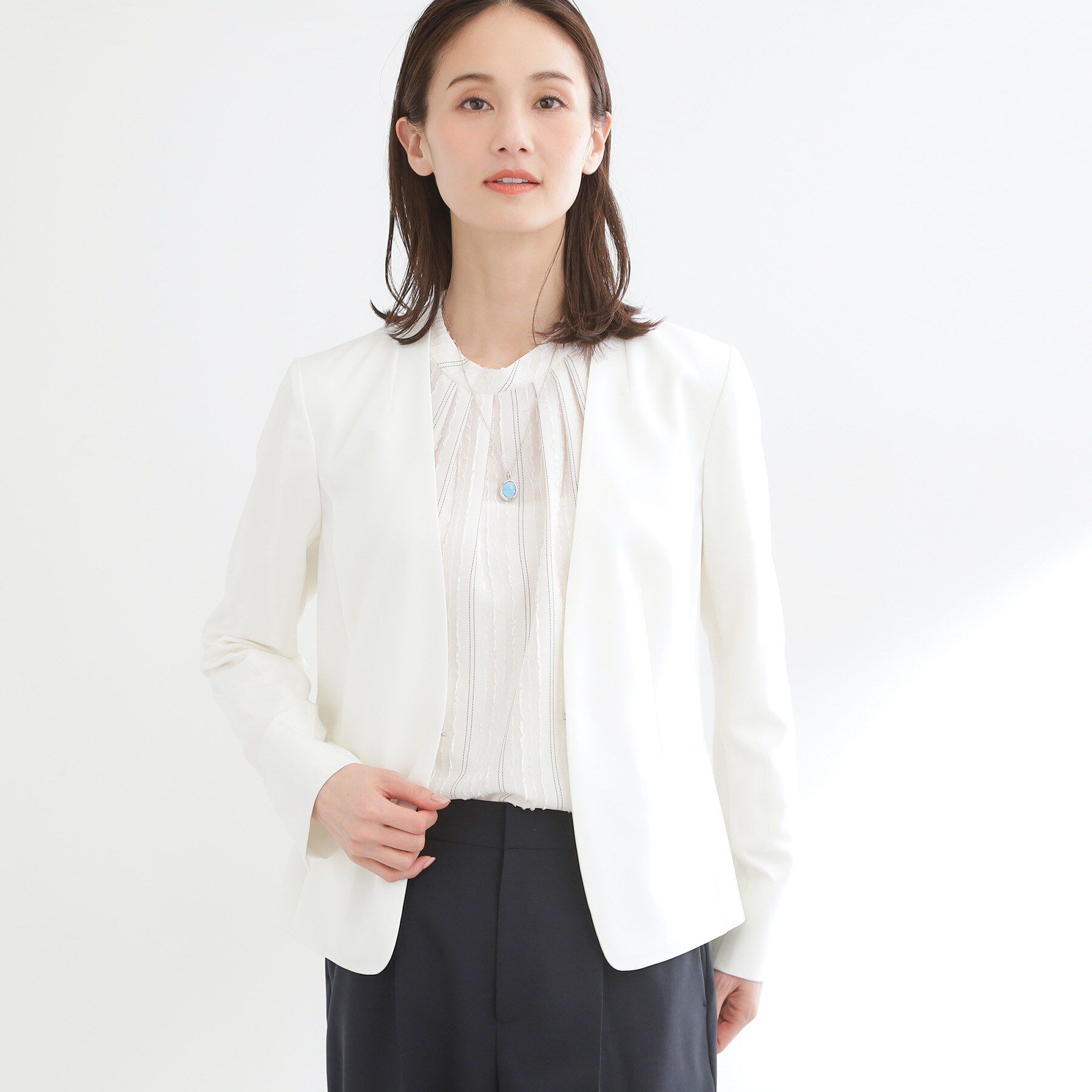 Reflect「【吸水速乾／セットアップ可】ノーカラージャケット」|ノーカラージャケット|