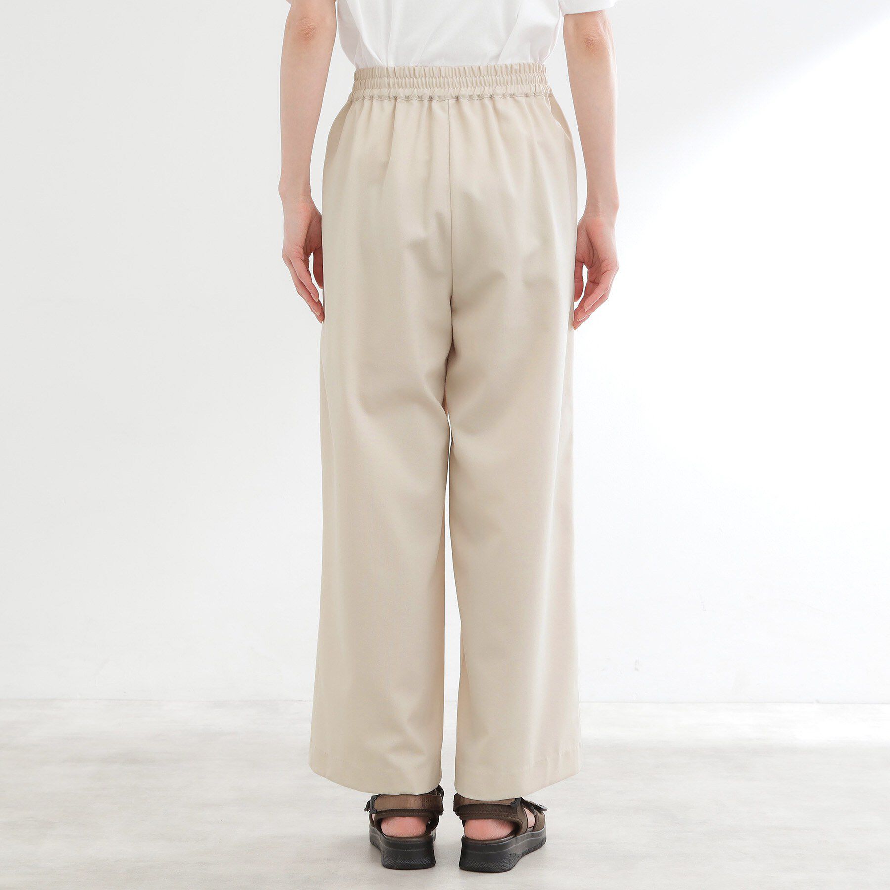 Reflect「【単品使い◎】ペプラムベスト＋リラクシーパンツセット」|スーツ|