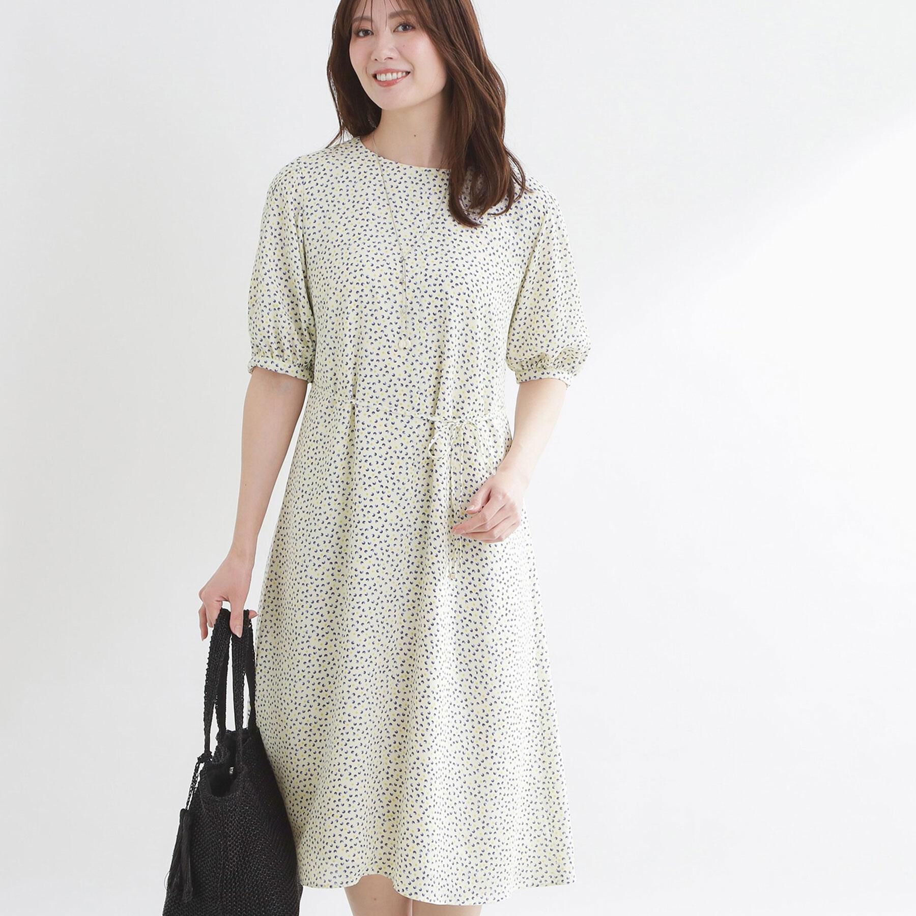 Reflect「シフォンスリーブワンピース」|ワンピース|アイボリー(104)