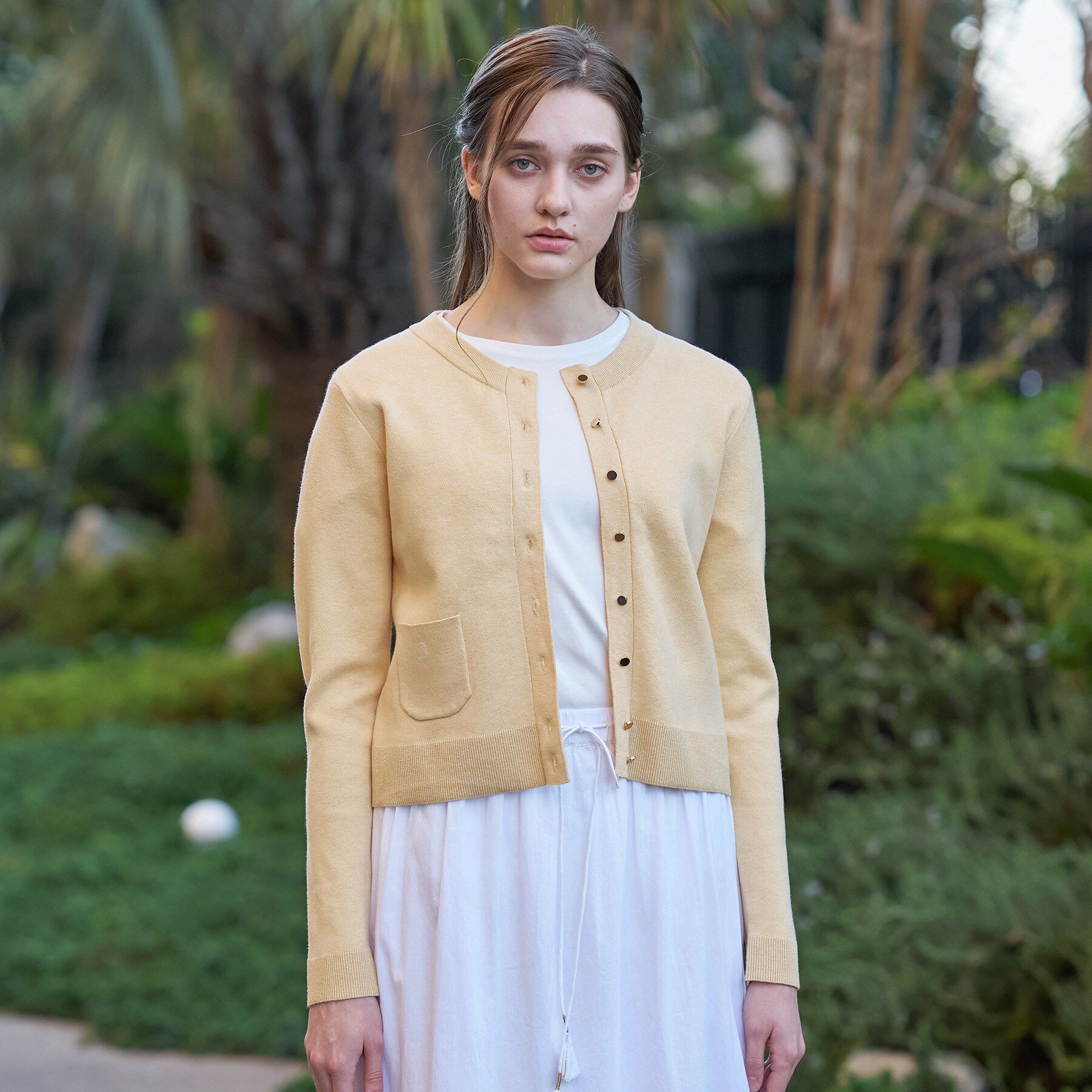 DRESSTERIOR「ウォッシャブルコットンカシミヤカーディガン」|カーディガン|