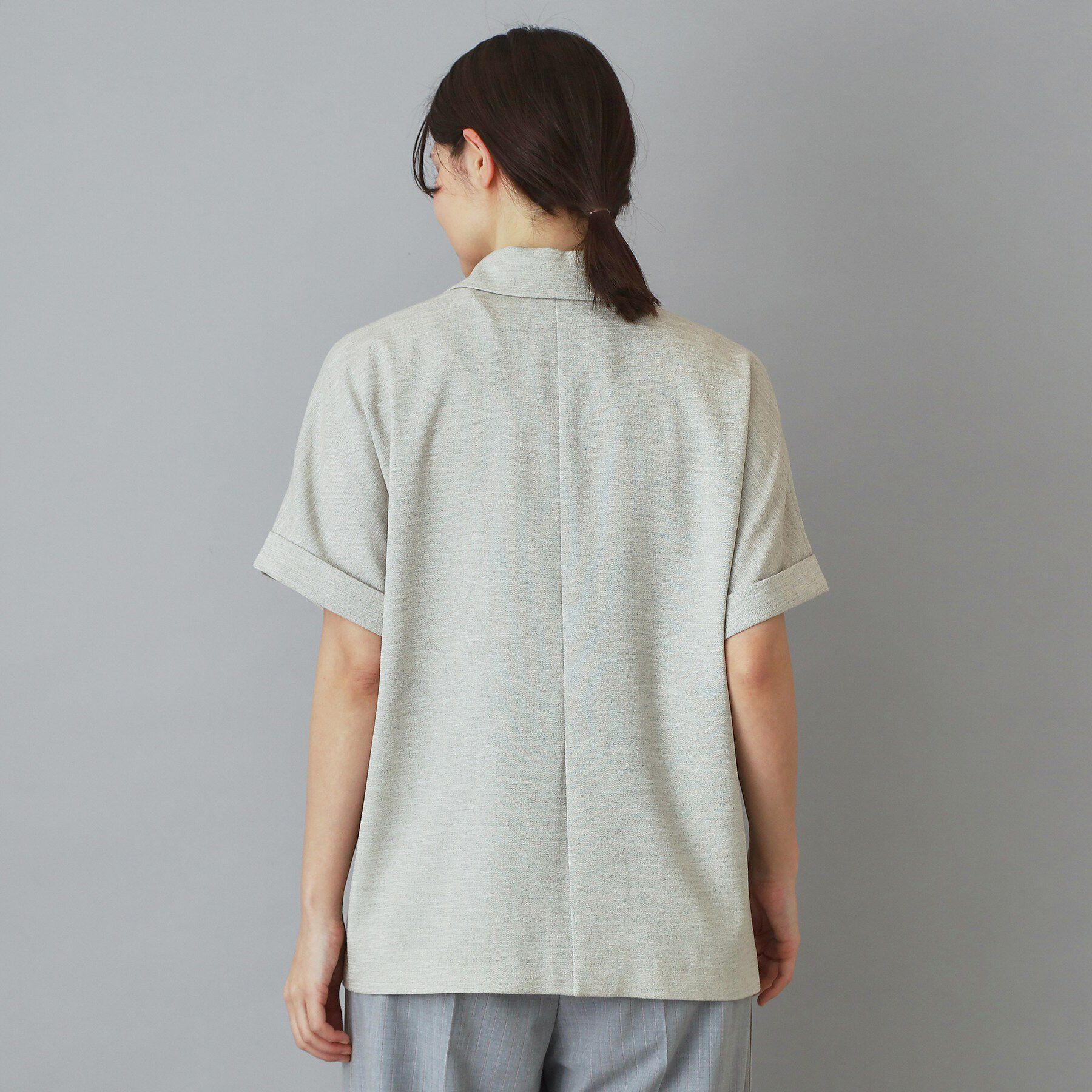 DRESSTERIOR「【UVカット/接触冷感/吸水速乾/セットアップ可】ウォッシャブル リネンライクドルマンジャケット」|テーラードジャケット|