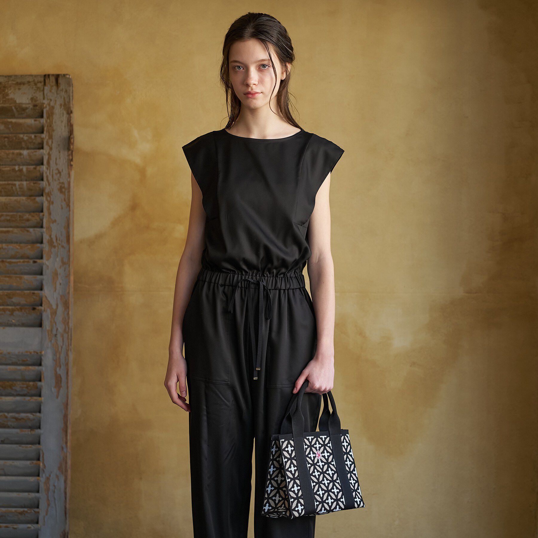 DRESSTERIOR「【ウォッシャブル】フレンチスリーブ コンビネゾン」|オールインワン|