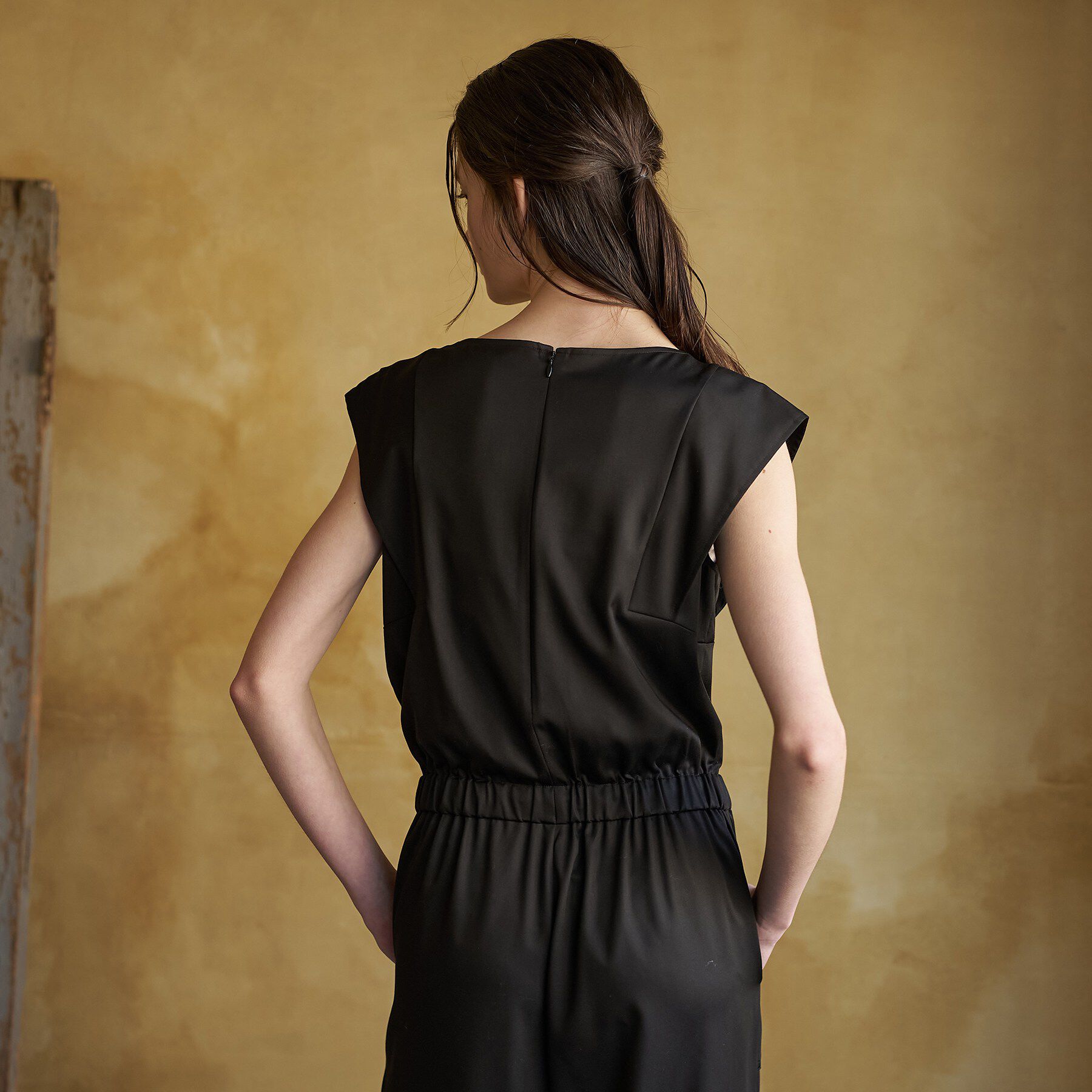 DRESSTERIOR「【ウォッシャブル】フレンチスリーブ コンビネゾン」|オールインワン|