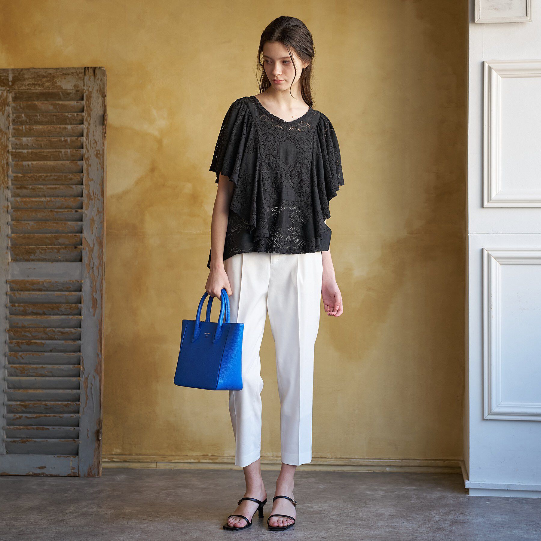 DRESSTERIOR「ラッセルレース ブラウス」|シャツ・ブラウス|