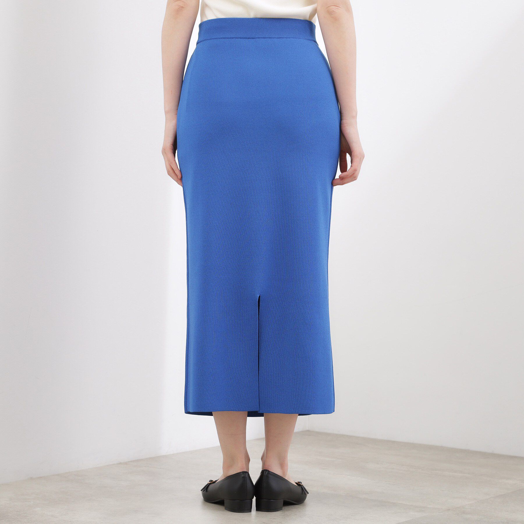 grove「【貴島明日香さん着用】洗濯機で洗えるニットナロースカート」|スカート|