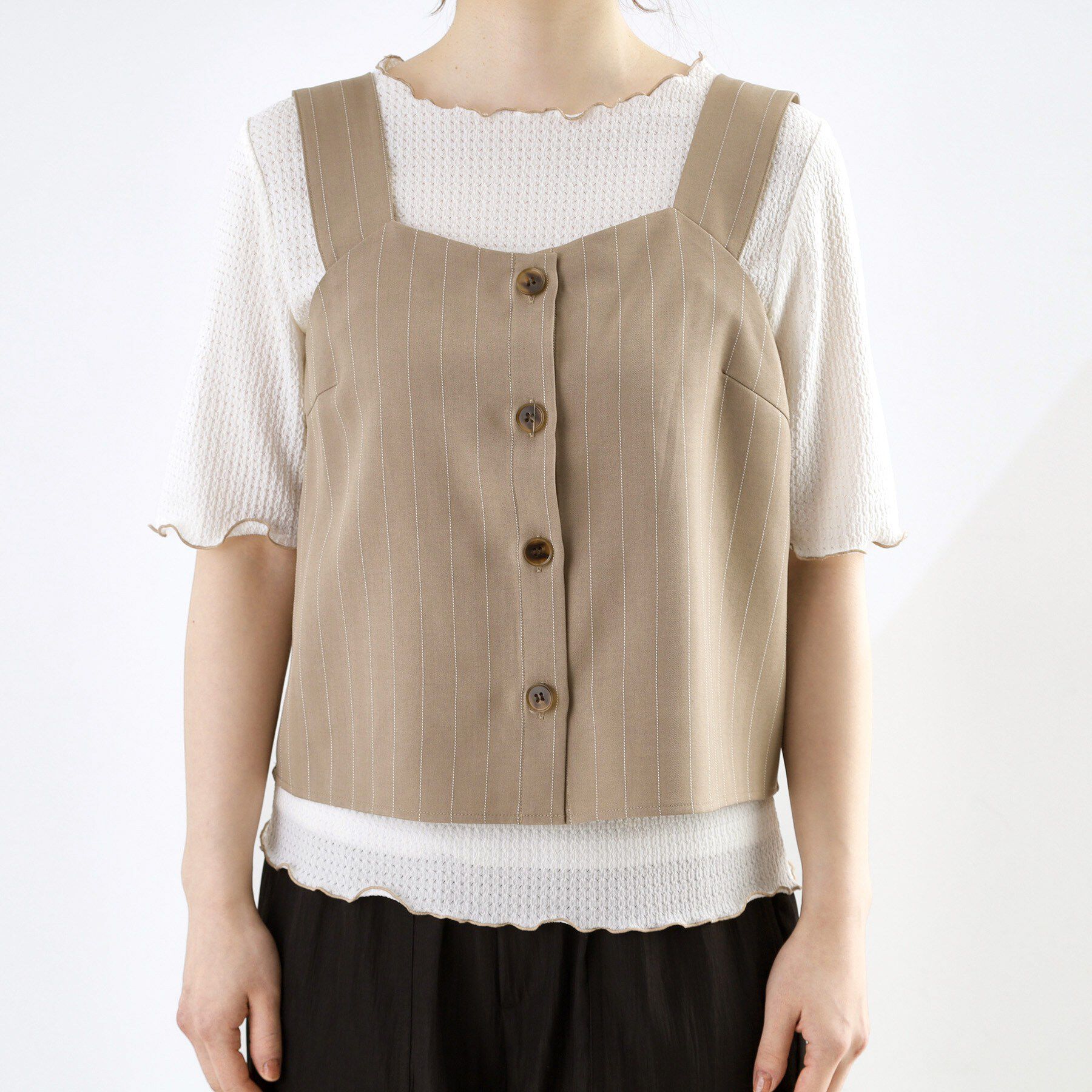 grove「ストライプ ビスチェ＆インナーセット」|その他|