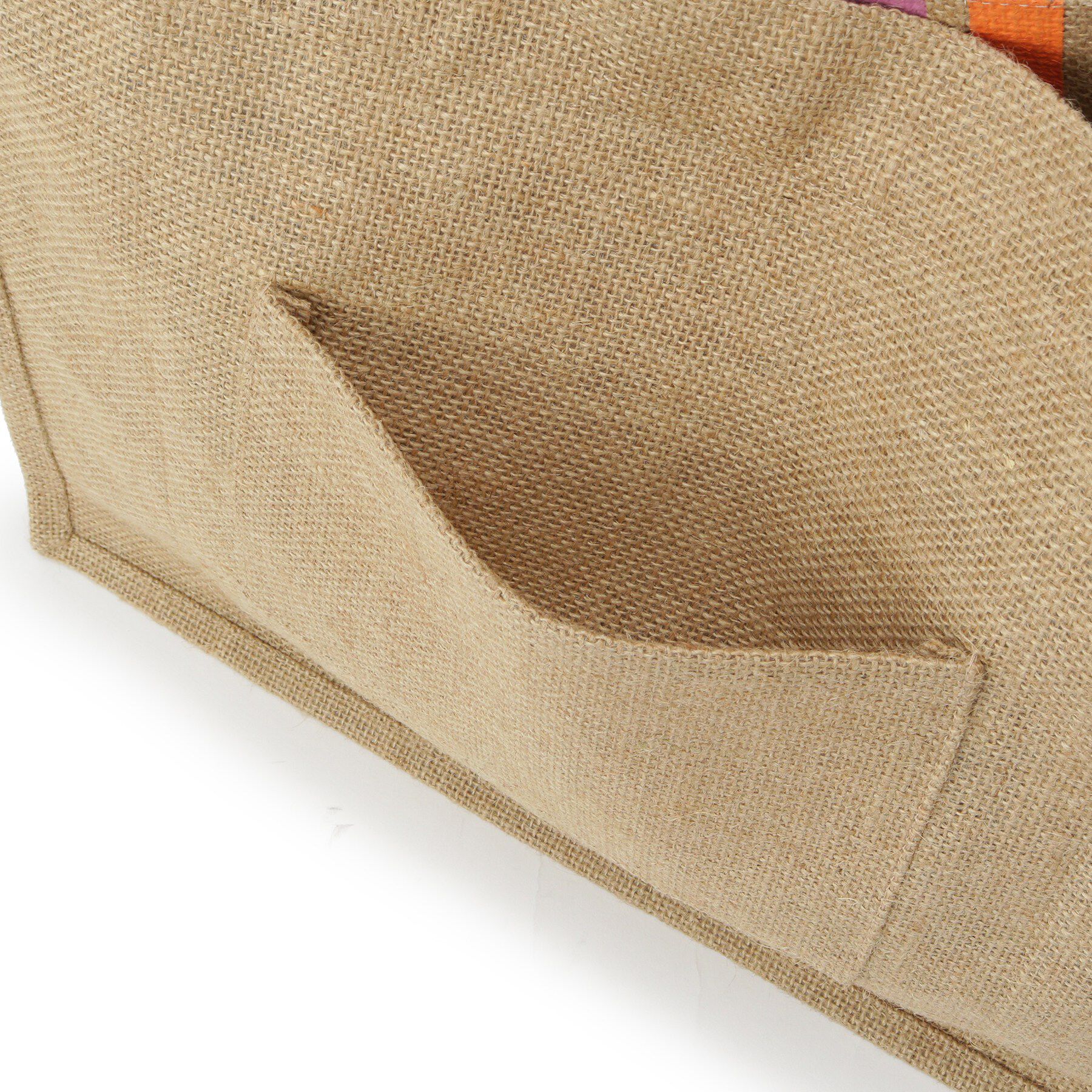 grove「ストライプジュートタッセルA4トート」|トートバッグ|