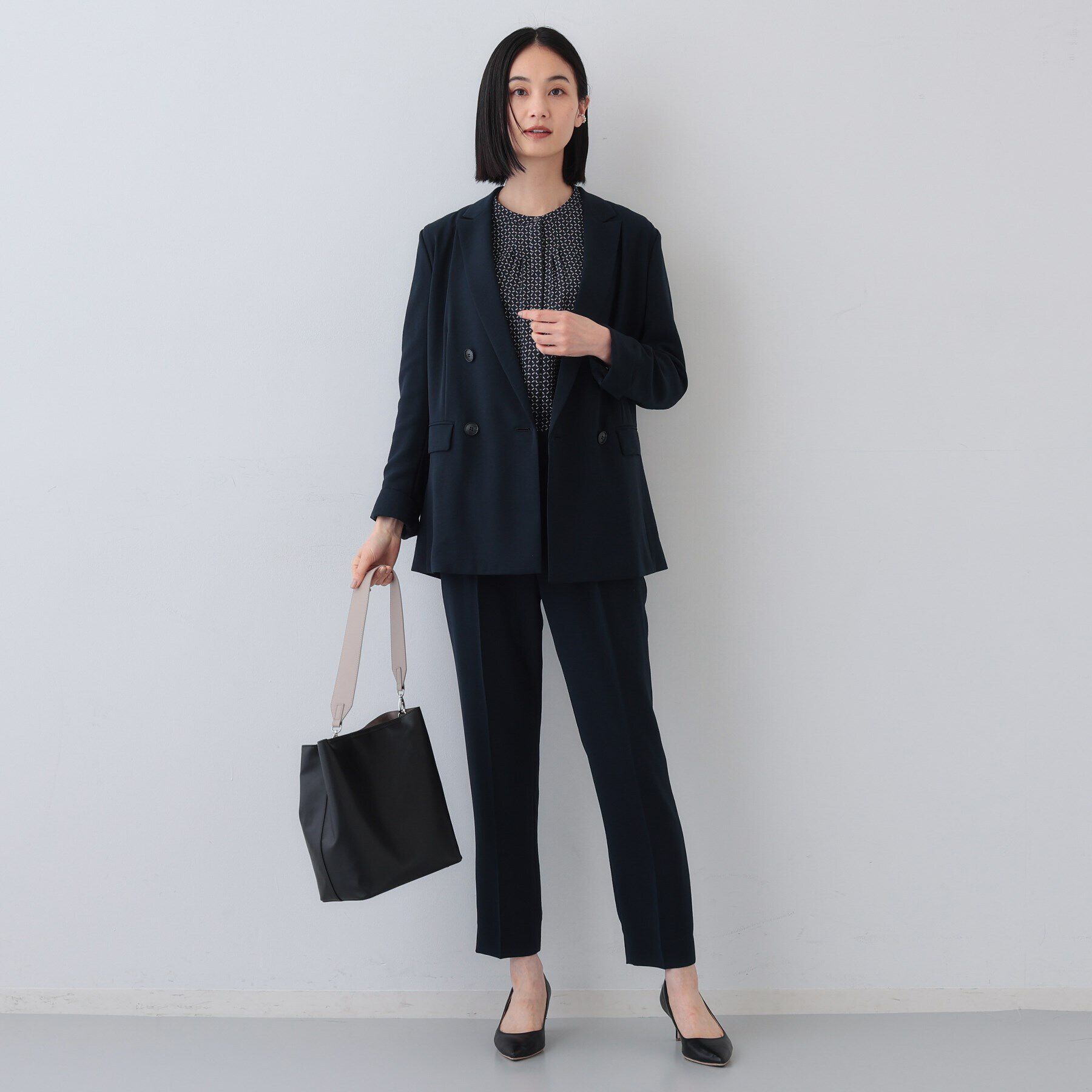 INDIVI「【着る日傘/遮熱/UVケア】ダブルジャケット」|スーツ|