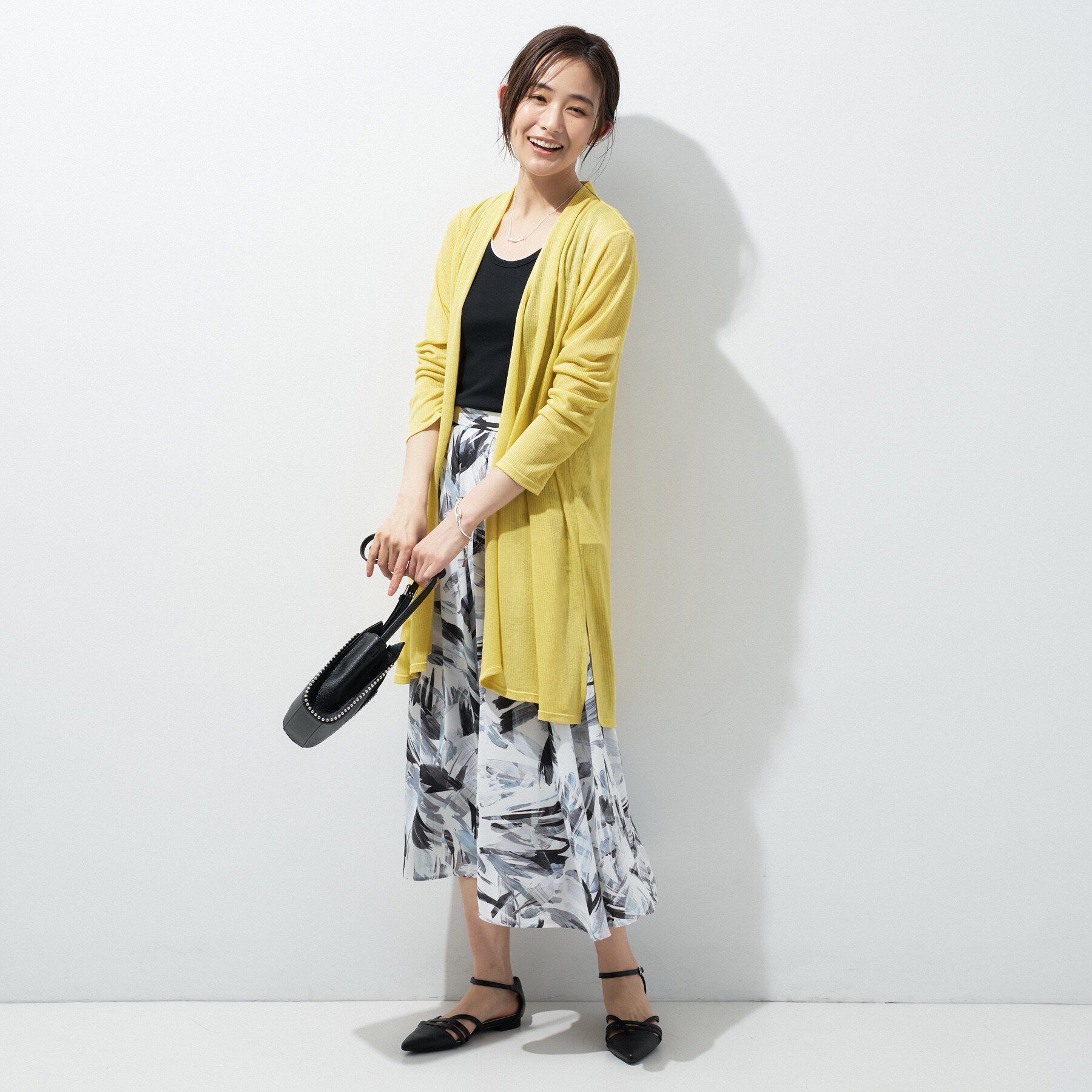 INDIVI「【洗える／アンサンブル可能】シアースストライプカーディガン」|カーディガン|