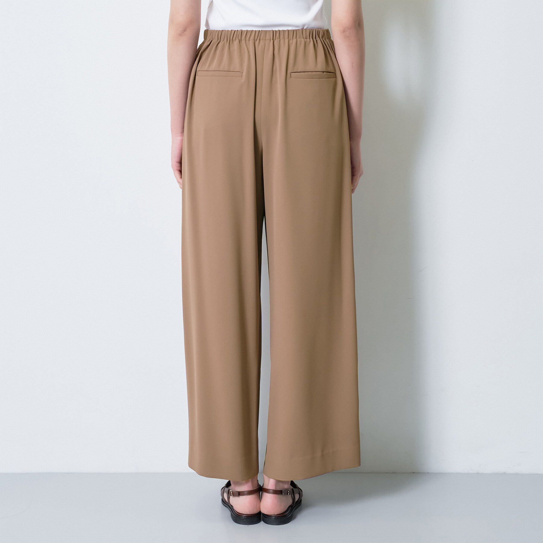 INDIVI「【さらに軽く軽快！／着る日傘】イージーワイドパンツ」|その他|