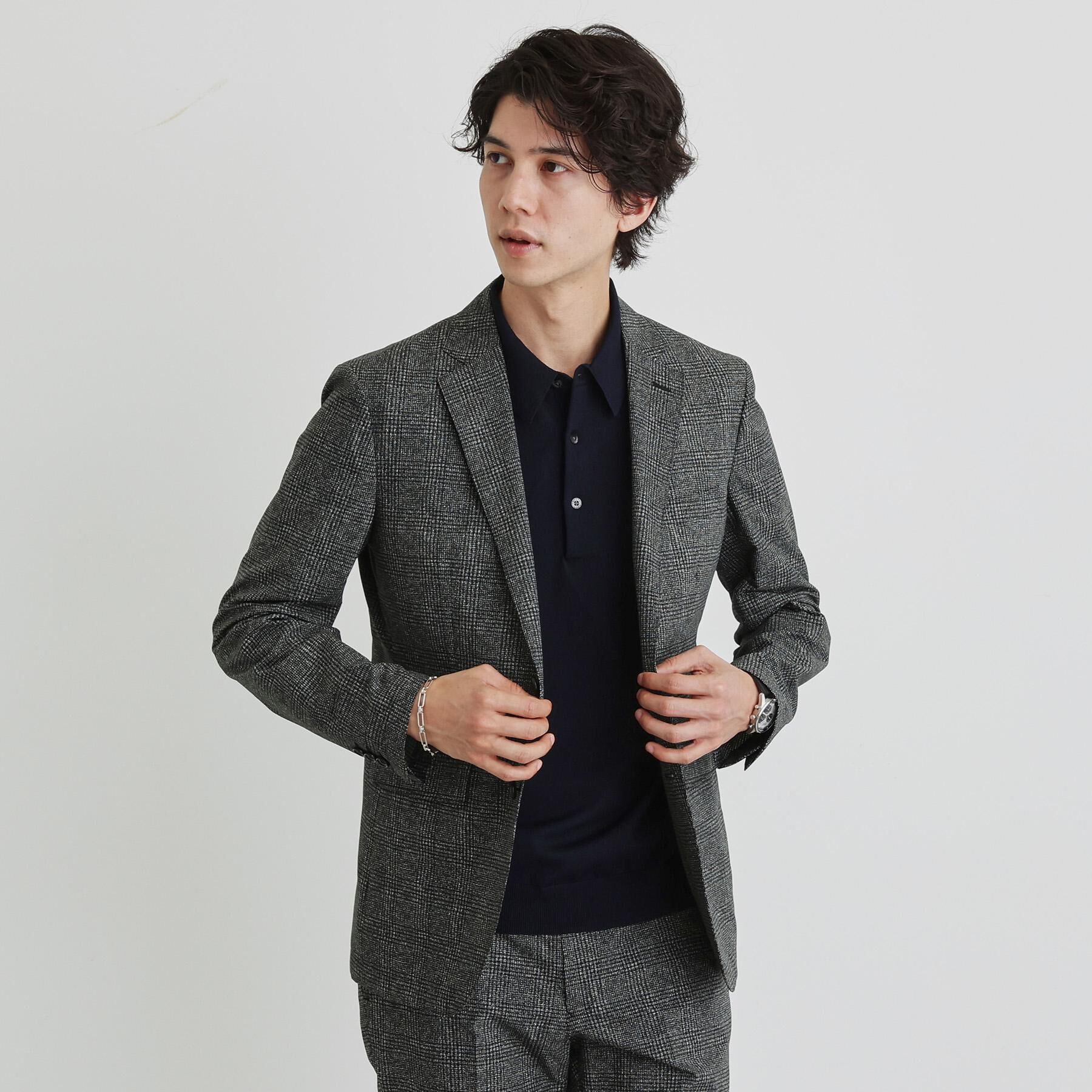 TAKEO KIKUCHI「テーラードニット ポロシャツ」|ポロシャツ|