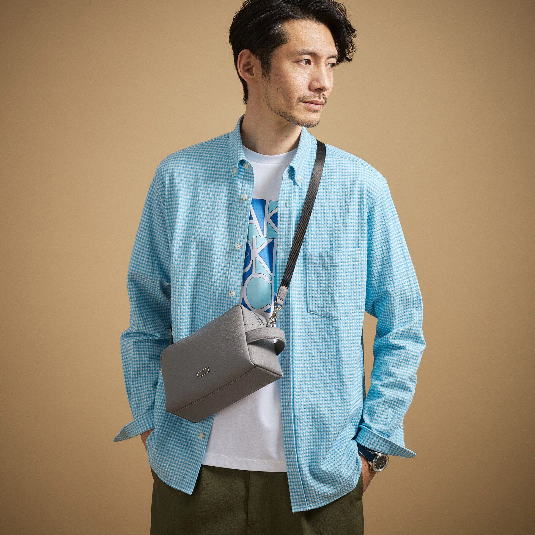 TAKEO KIKUCHI「ドライビングショルダーバッグ」|ショルダー・メッセンジャー|