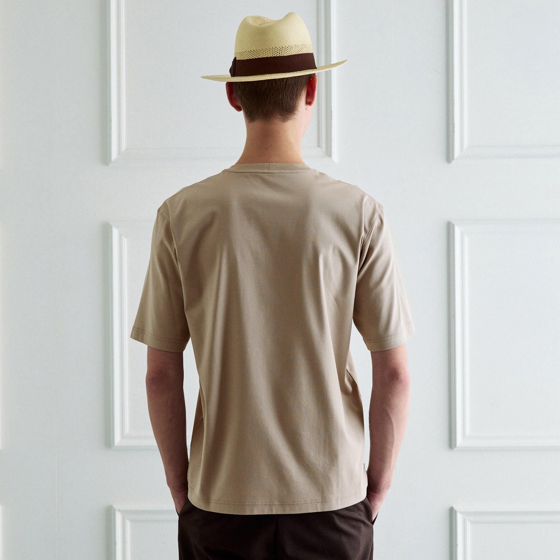 TAKEO KIKUCHI「【BOWLER HAT LABEL】アイスクリアコットン ワンストローク 半袖Tシャツ」|Tシャツ・カットソー|