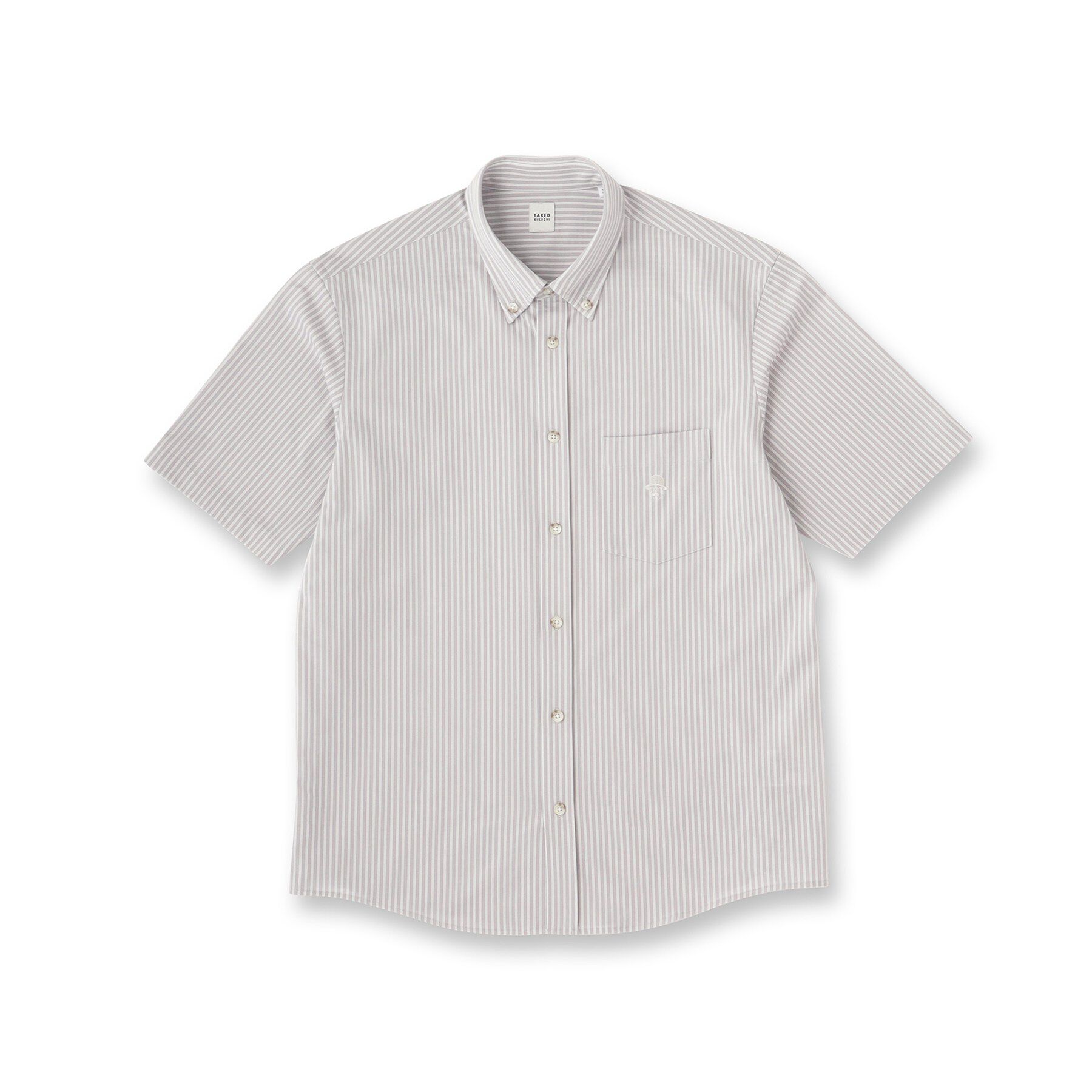 TAKEO KIKUCHI「【接触冷感】 ジャージストライプ シャツ」|シャツ・ブラウス|