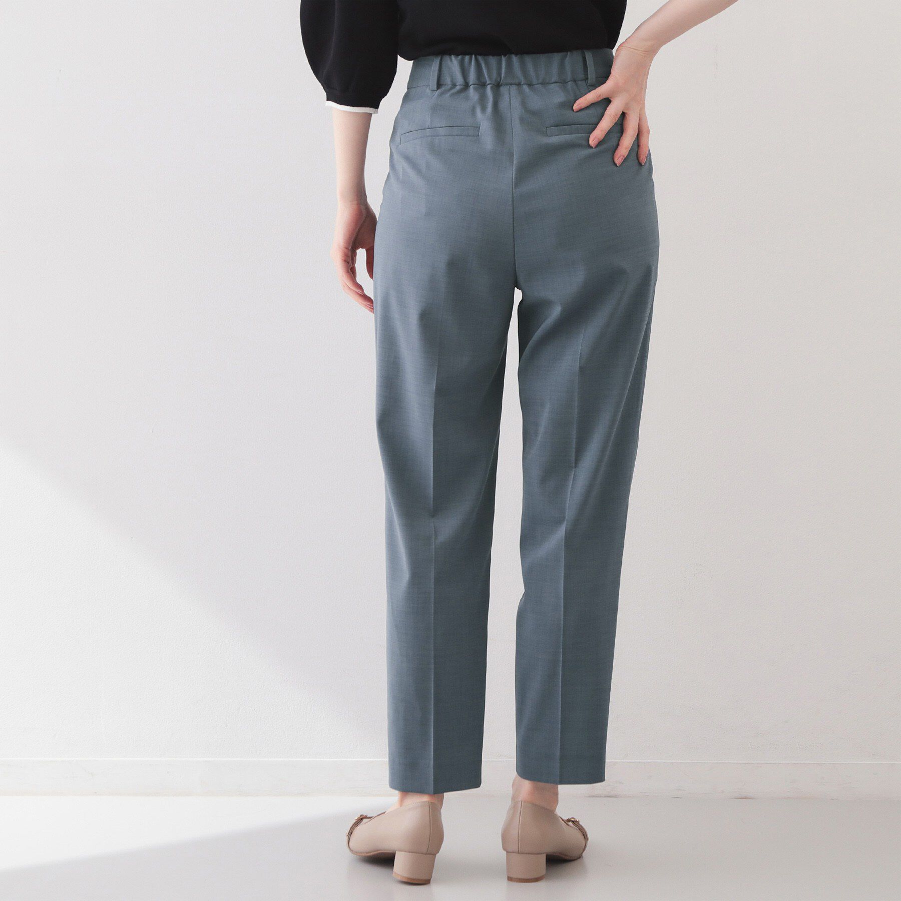 index「ストレッチテーパードパンツ/セットアップ対応可【洗濯機OK/接触冷感/吸水速乾/イージーアイロン】《」|その他|