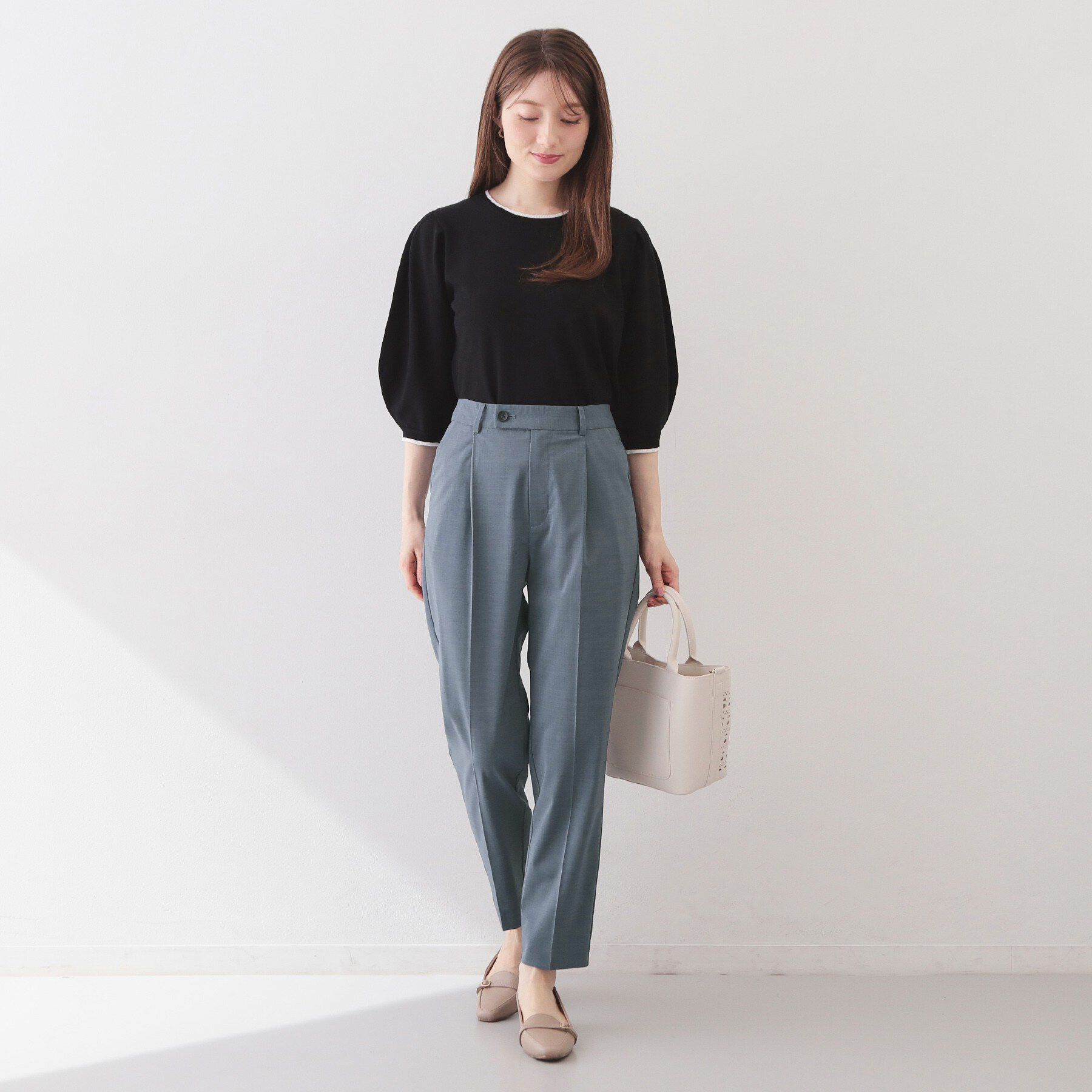 index「ストレッチテーパードパンツ/セットアップ対応可【洗濯機OK/接触冷感/吸水速乾/イージーアイロン】《」|その他|