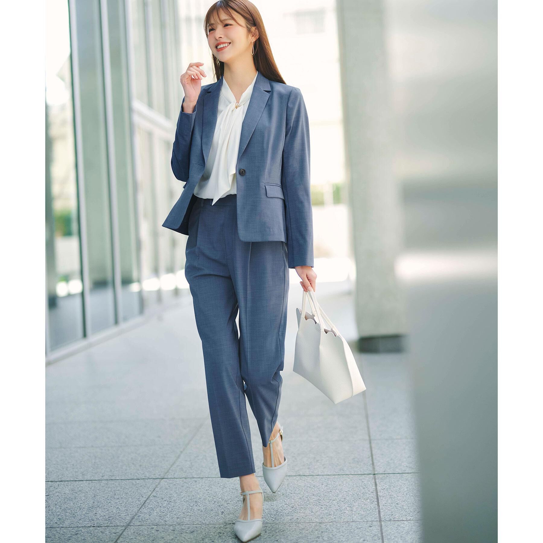 index「ストレッチテーパードパンツ/セットアップ対応可【洗濯機OK/接触冷感/吸水速乾/イージーアイロン】《」|その他|