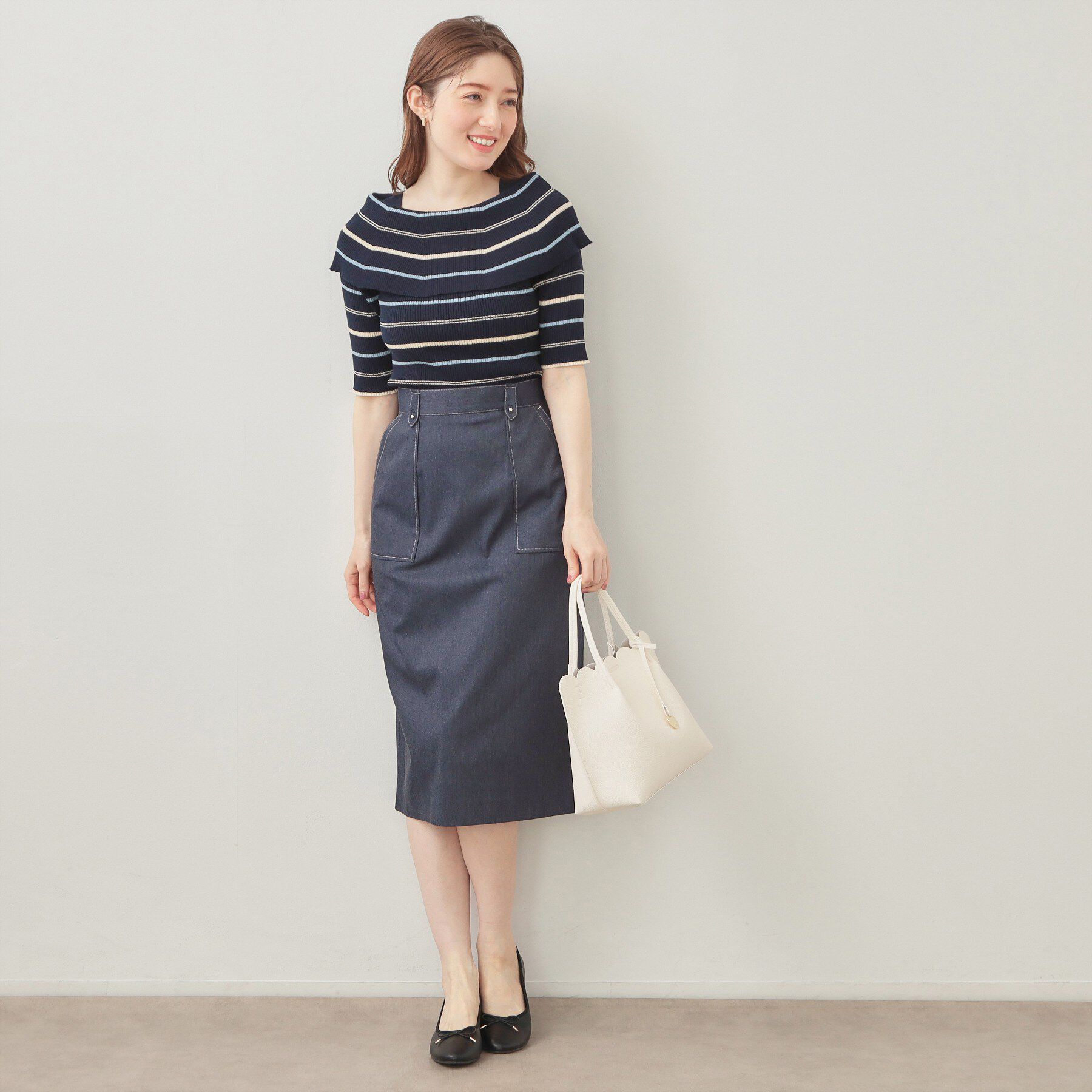 index「ハイストレッチタイトスカート【洗濯機OK】」|スカート|