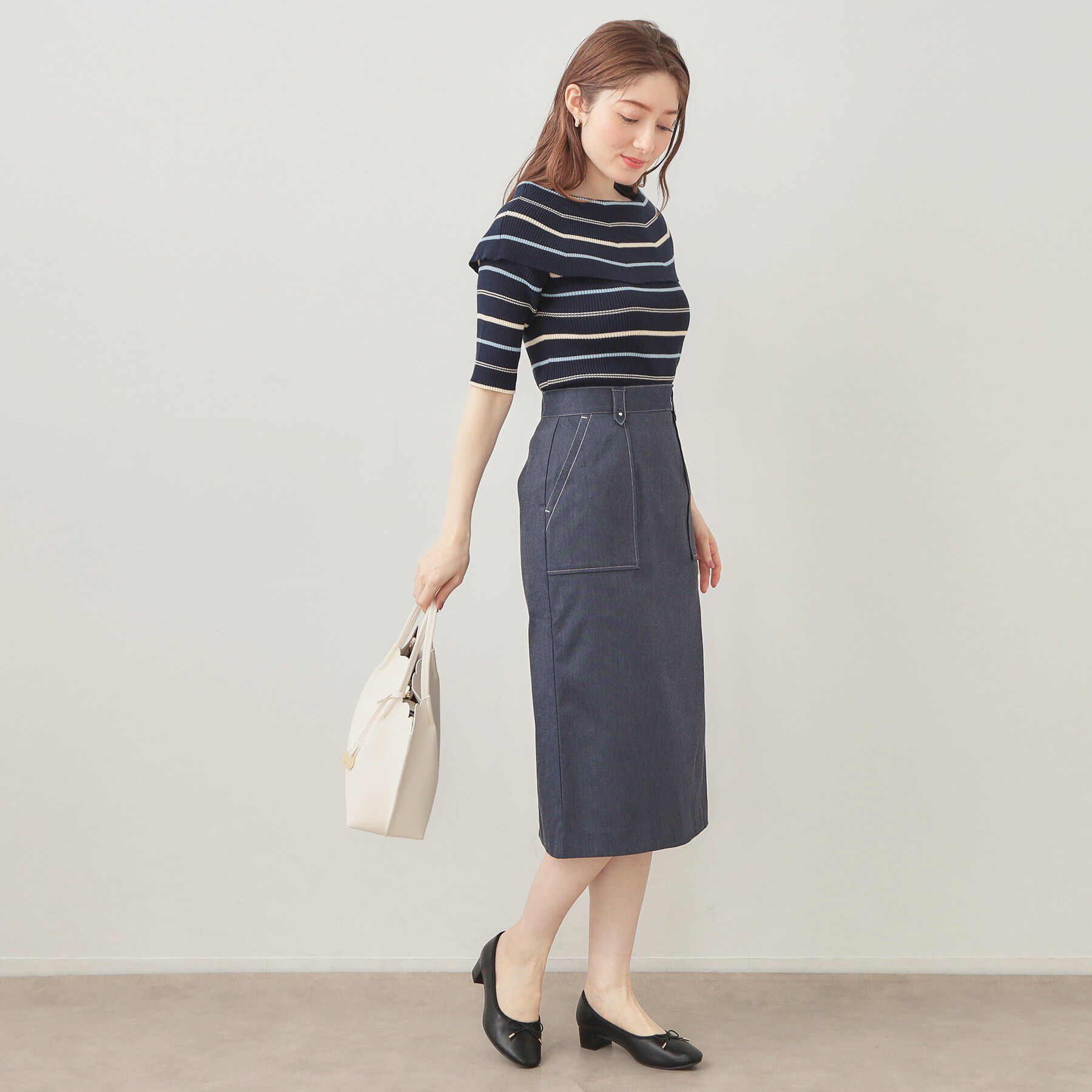 index「ハイストレッチタイトスカート【洗濯機OK】」|スカート|