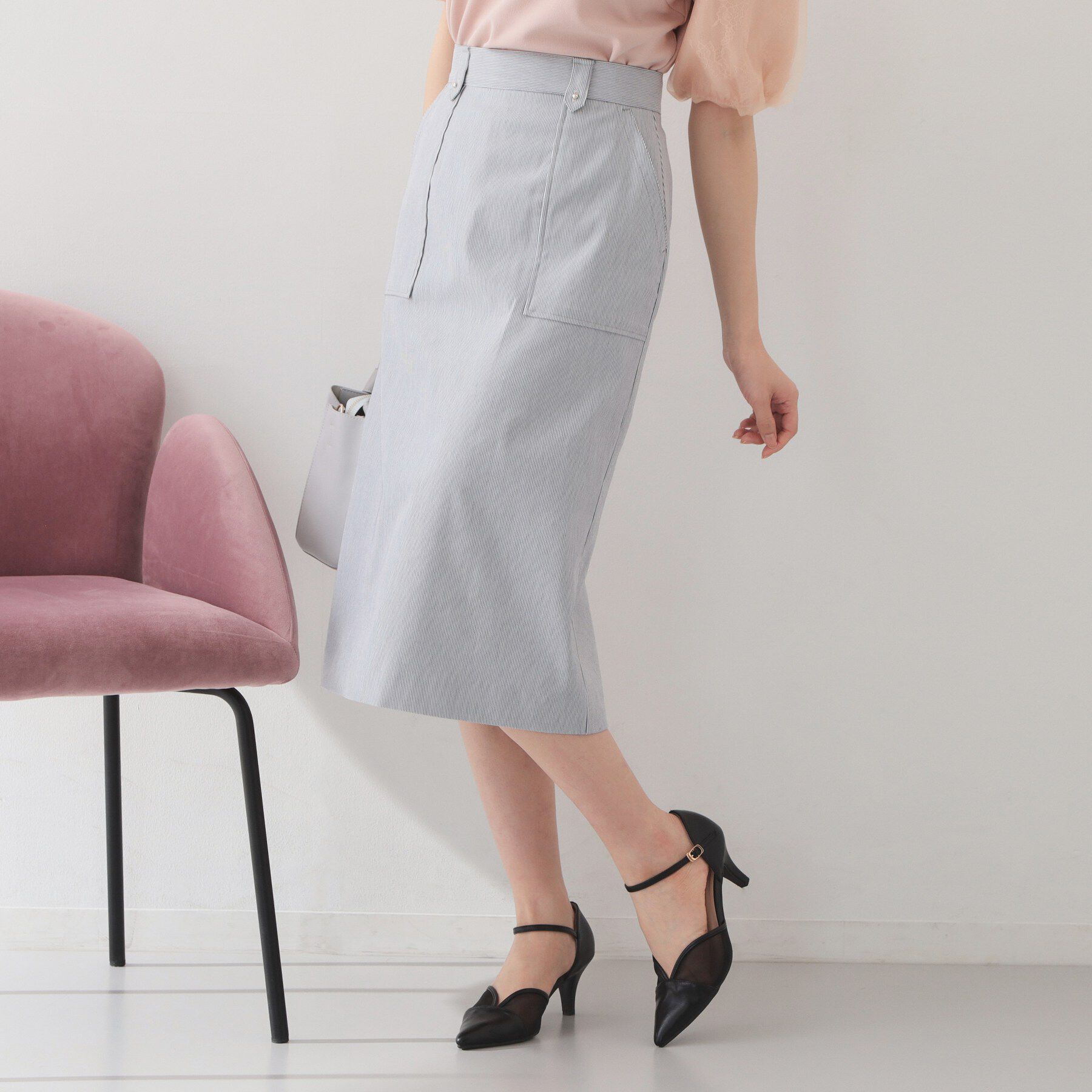 index「ハイストレッチタイトスカート【洗濯機OK】」|スカート|