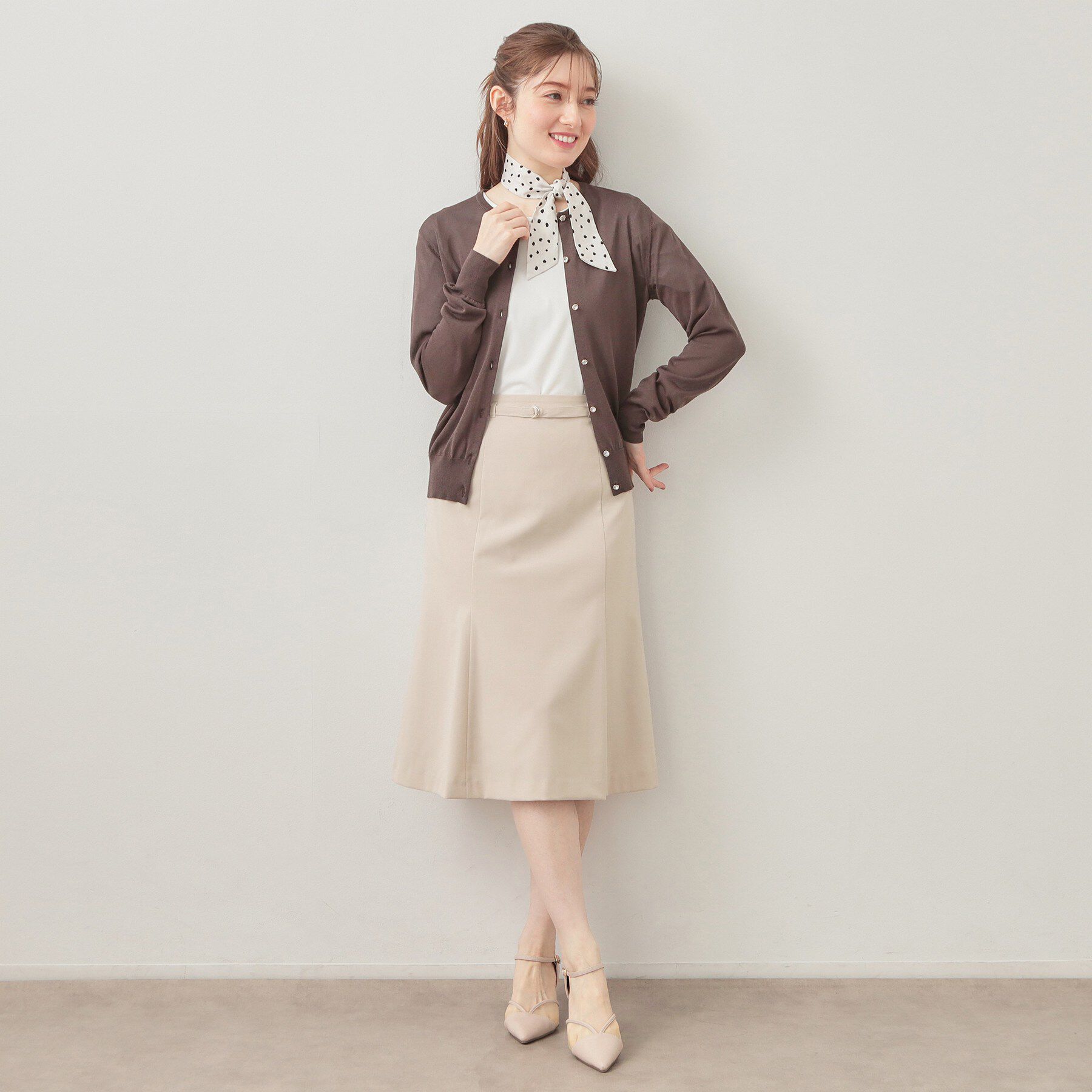 index「セットアップ対応 マーメイドフレアスカート【洗濯機OK・イージーアイロン】」|スカート|