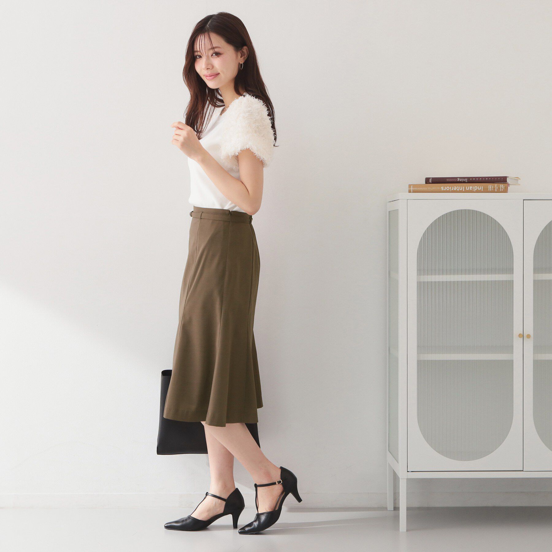 index「セットアップ対応 マーメイドフレアスカート【洗濯機OK・イージーアイロン】」|スカート|