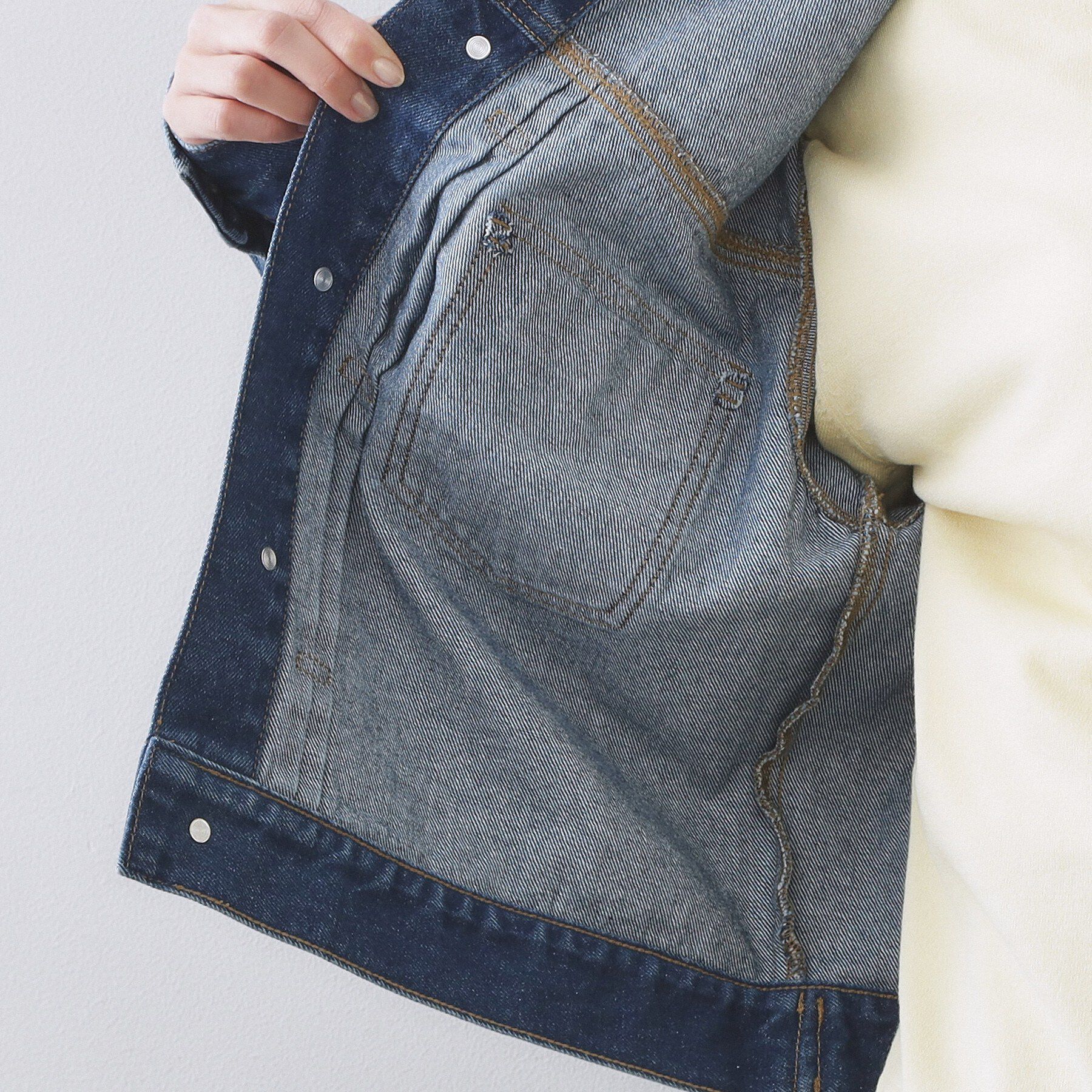 OPAQUE.CLIP「デニムジャケット【洗濯機OK】」|デニムジャケット|