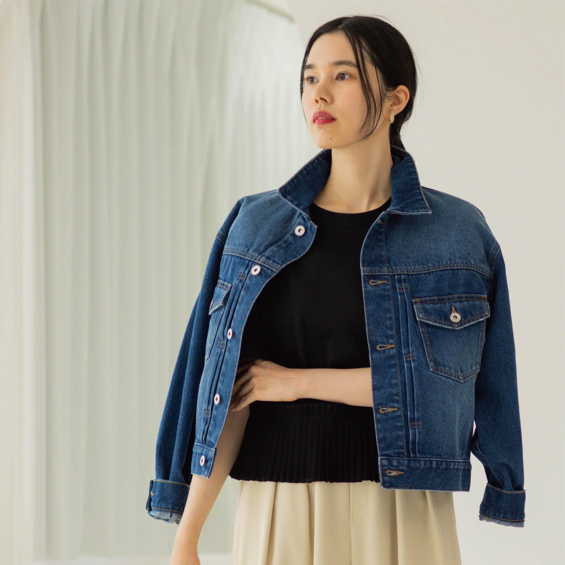 OPAQUE.CLIP「デニムジャケット【洗濯機OK】」|デニムジャケット|