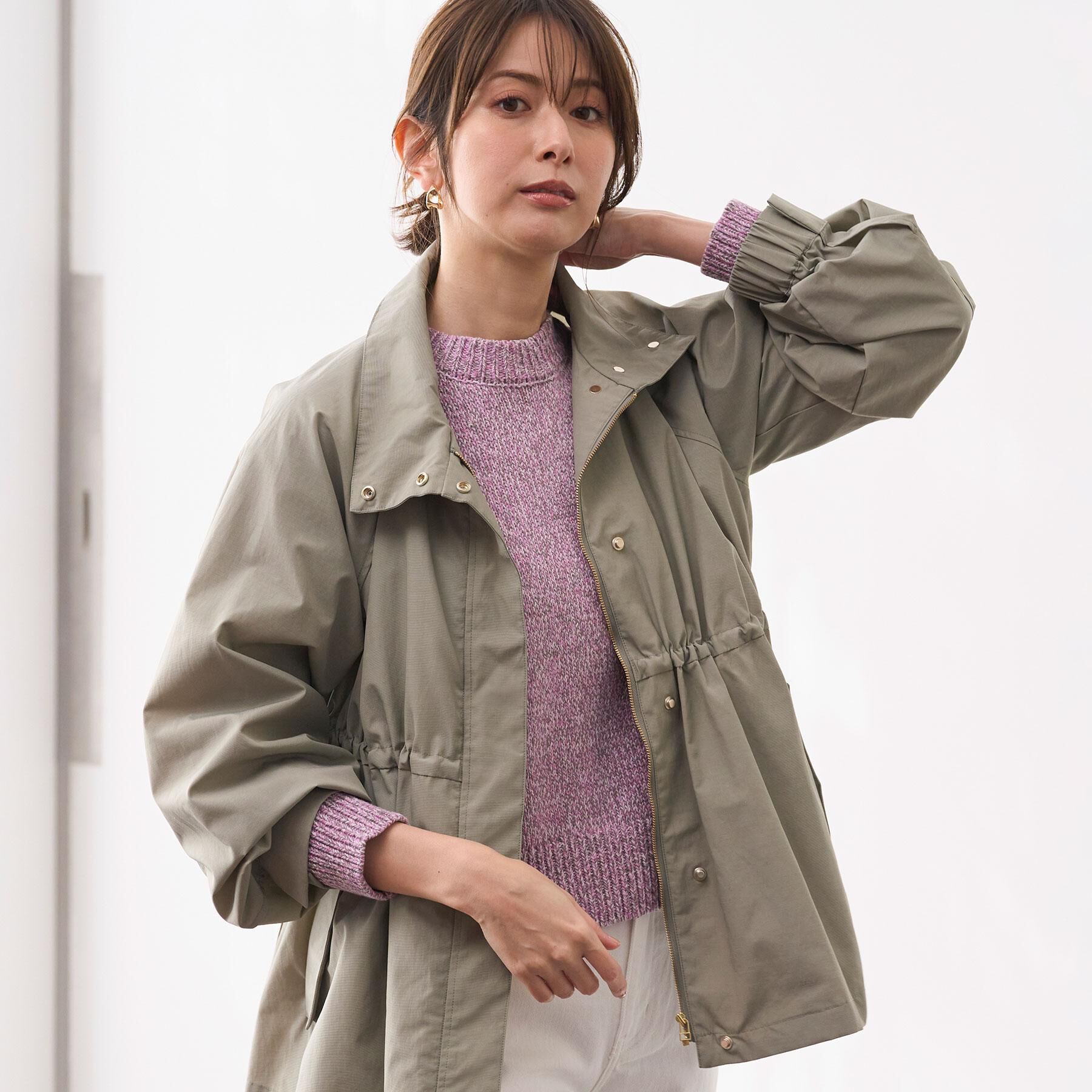 OPAQUE.CLIP「撥水スタンドZIPブルゾン【洗濯機OK/UVケア/花粉対応】」|ブルゾン・スタジャン|