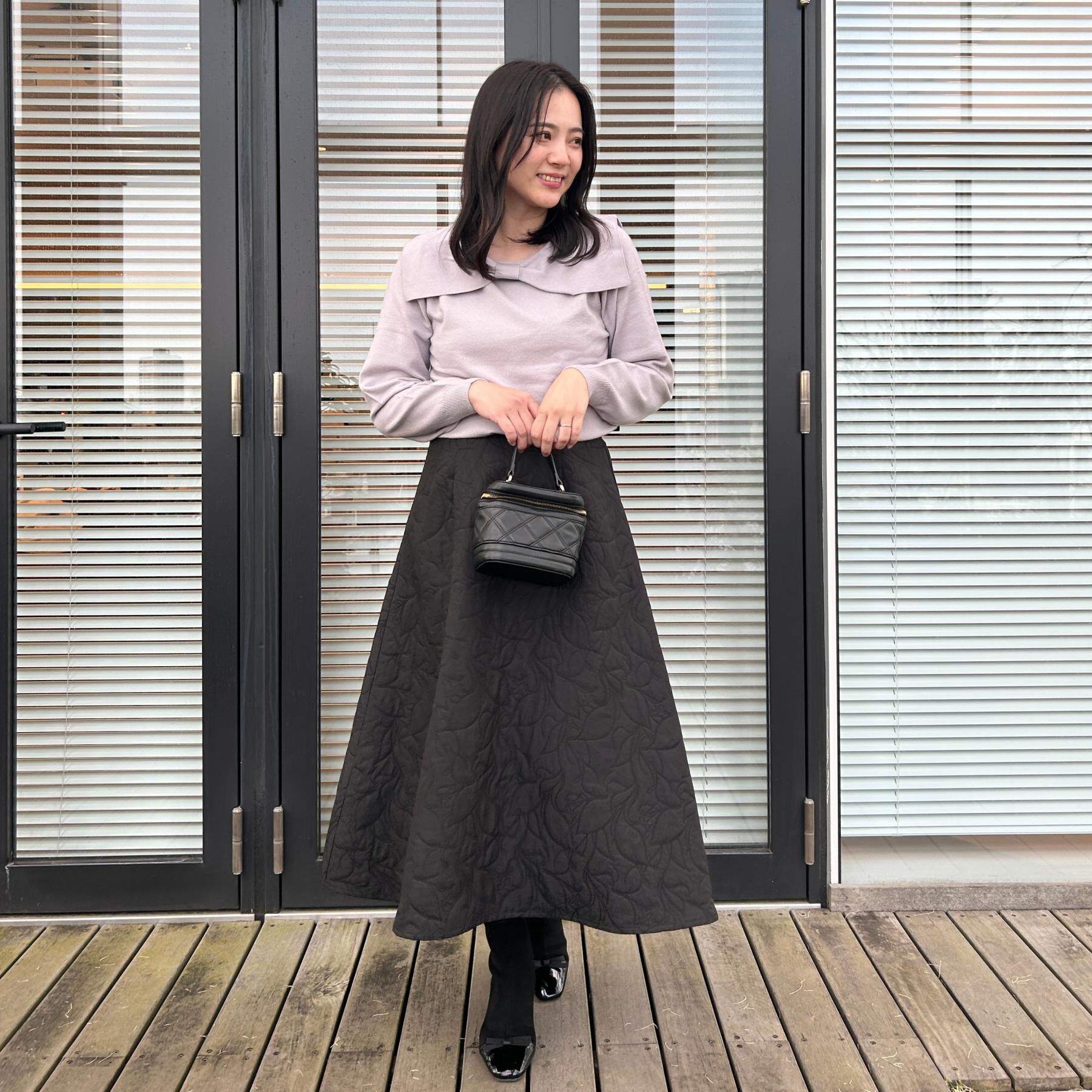 Couture broach「リボンカラーデザインニット」|ニット・セーター|