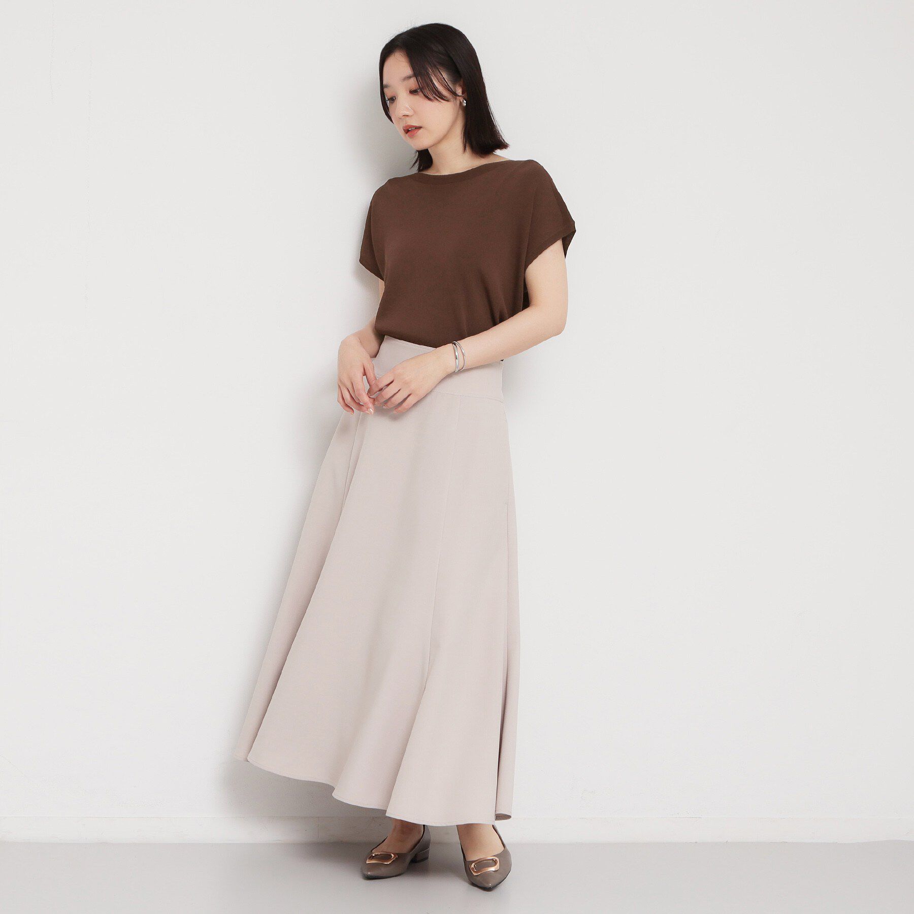 THE SHOP TK「【ひんやりタッチ】多機能フレンチプルオーバー 洗濯機OK/UVケア/毛玉になりにくい」|ニット・セーター|