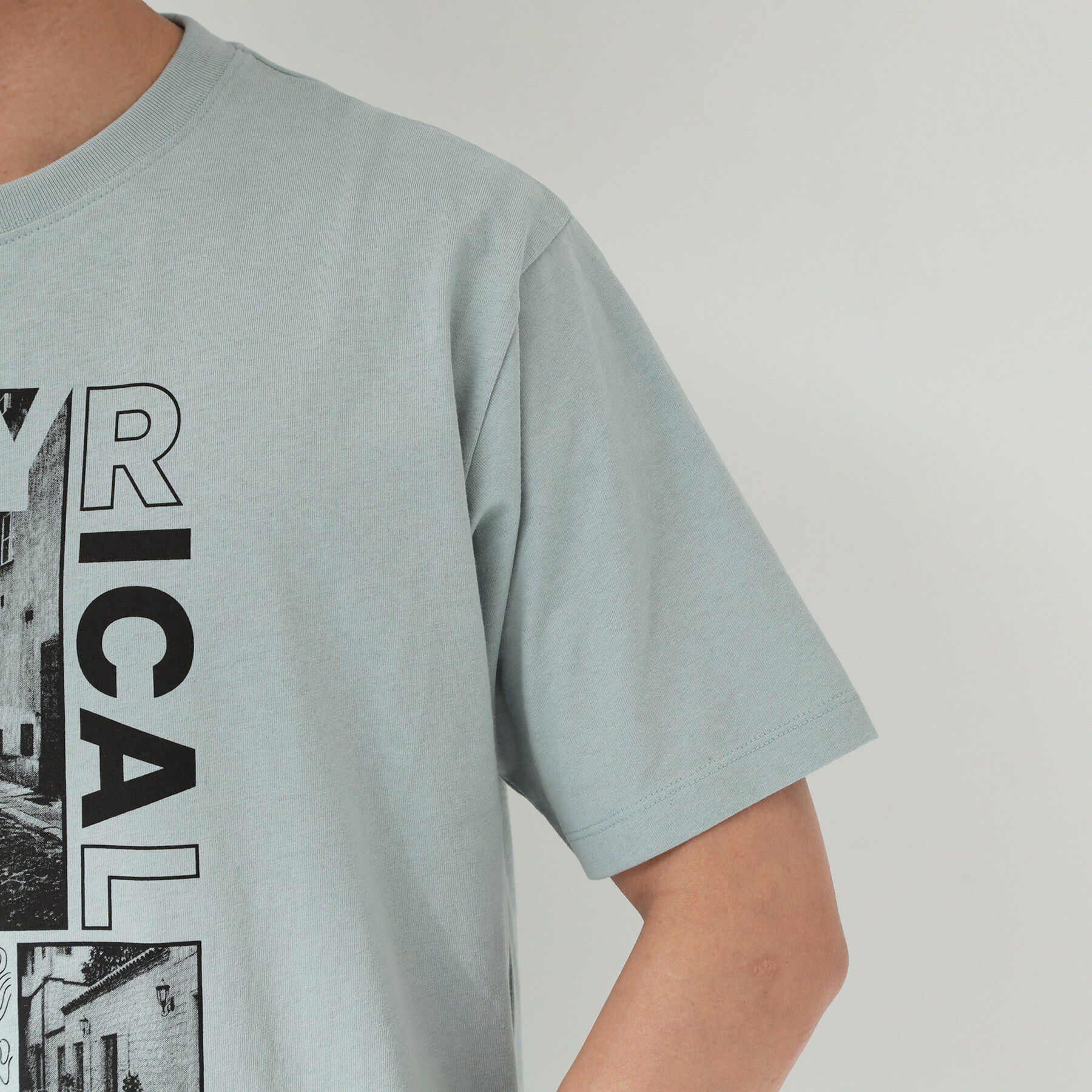 THE SHOP TK「【夏コーデの主役に】グラフィックコットン半袖Tシャツ CAT／LANDSCAPE」|Tシャツ・カットソー|