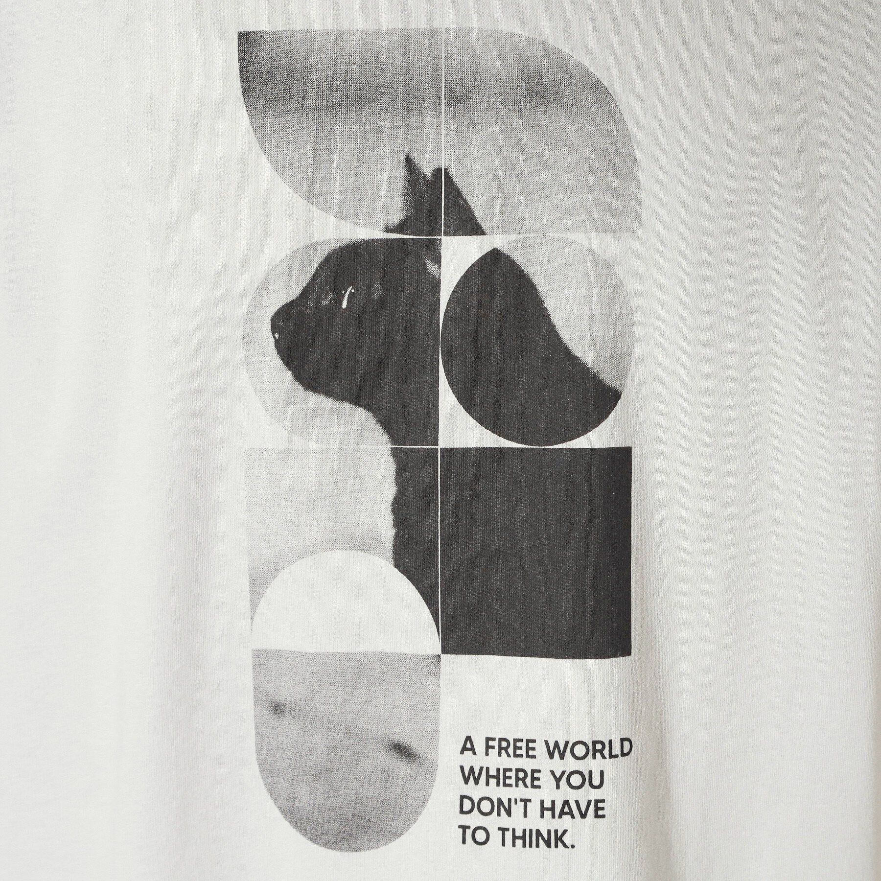 THE SHOP TK「【夏コーデの主役に】グラフィックコットン半袖Tシャツ CAT／LANDSCAPE」|Tシャツ・カットソー|