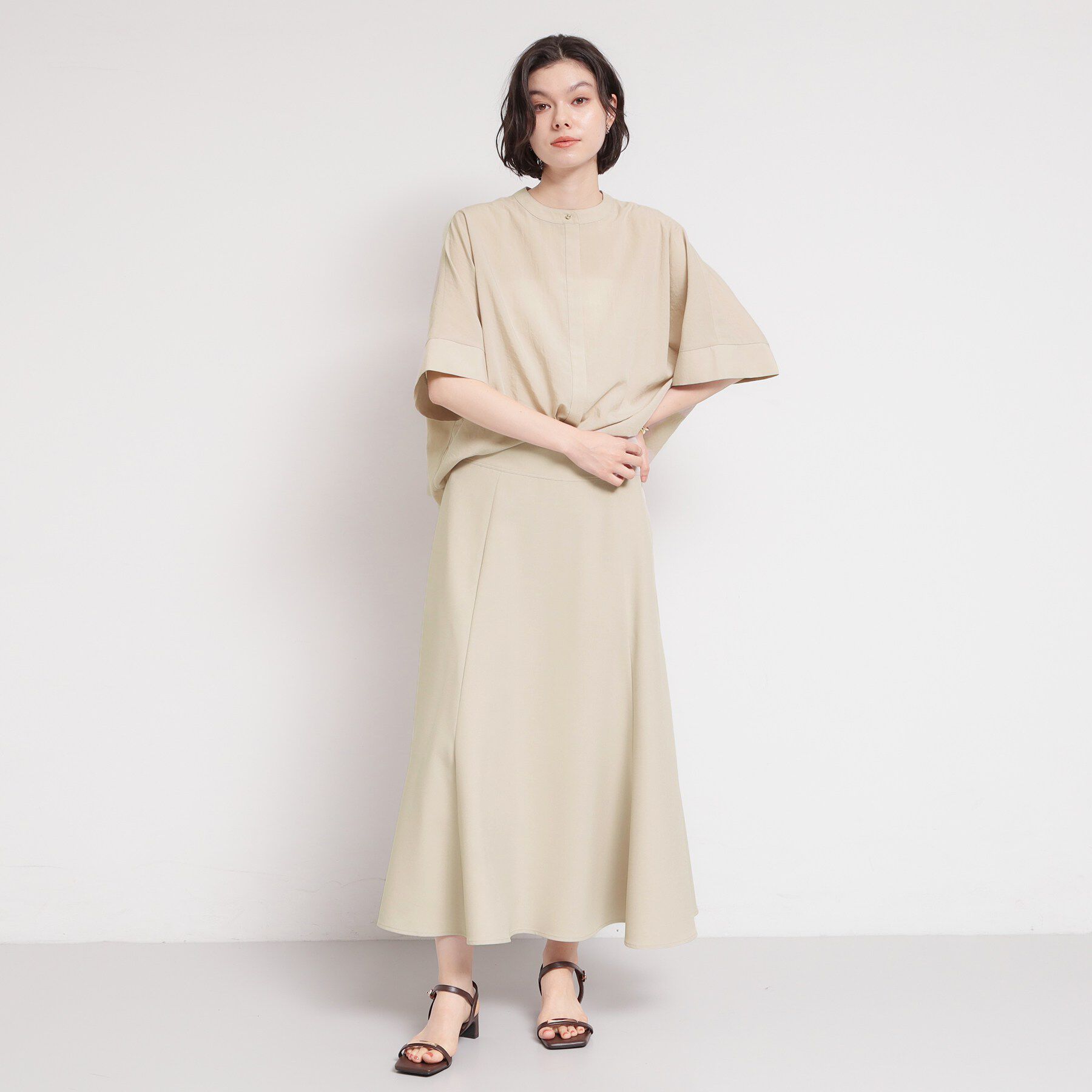 THE SHOP TK「【体型カバー】さらっと快適 ドルマンブラウス」|シャツ・ブラウス|