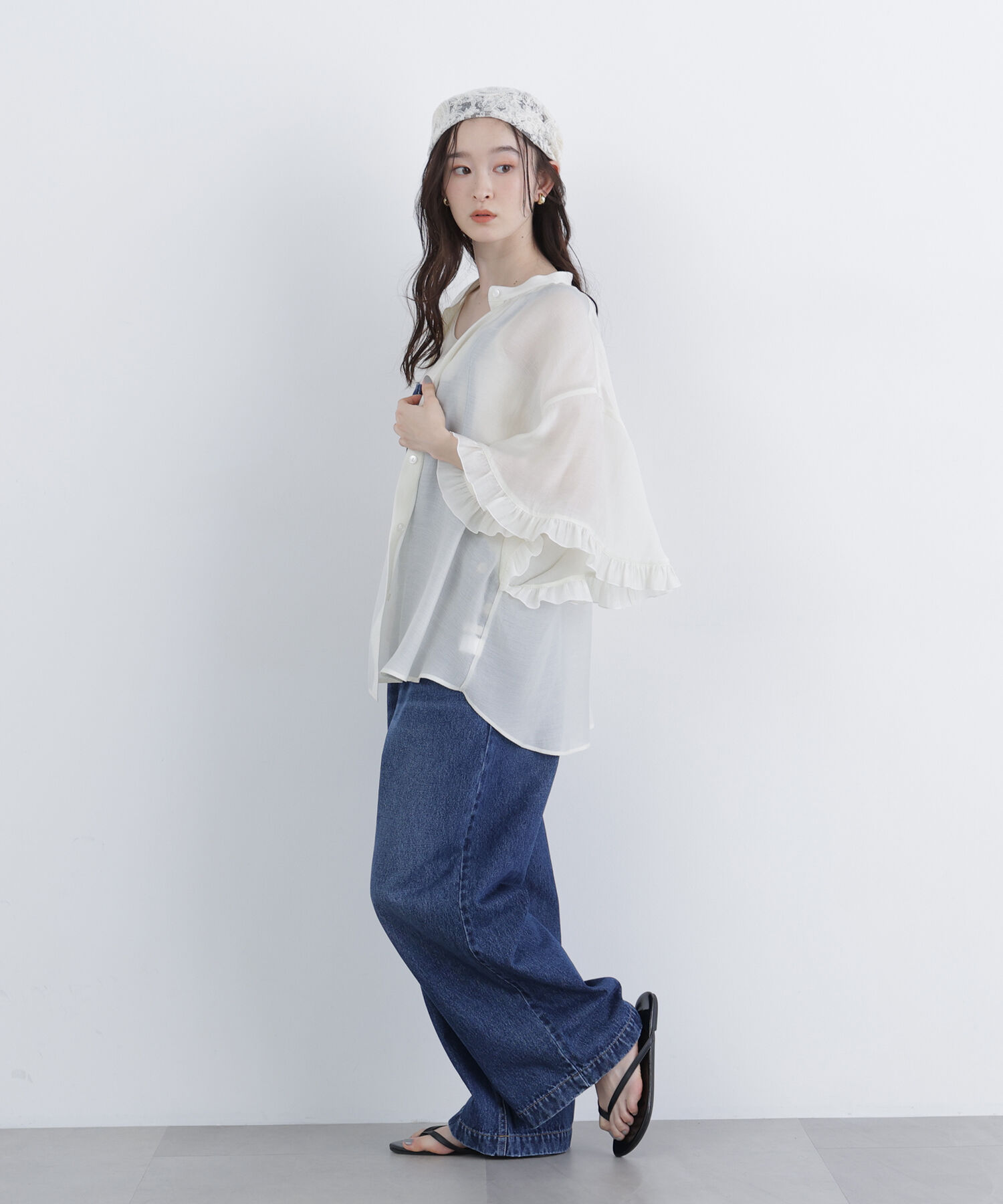  「〈N.〉バタフライスリーブブラウス」|シャツ・ブラウス|