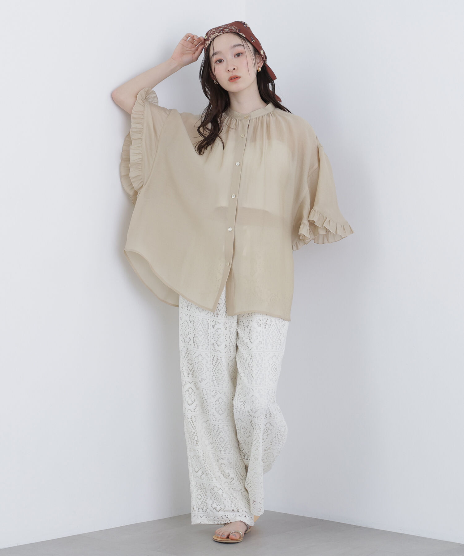  「〈N.〉バタフライスリーブブラウス」|シャツ・ブラウス|