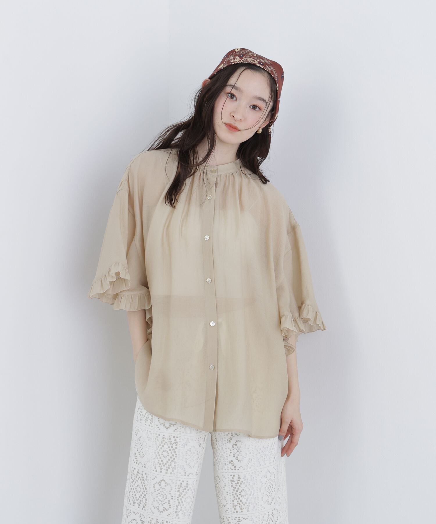  「〈N.〉バタフライスリーブブラウス」|シャツ・ブラウス|