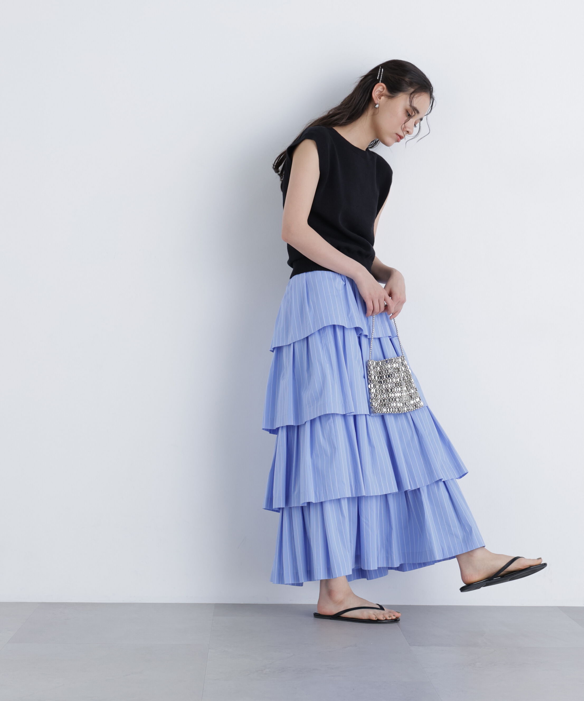  「ノースリーブリラクシーニット」|ニット・セーター|