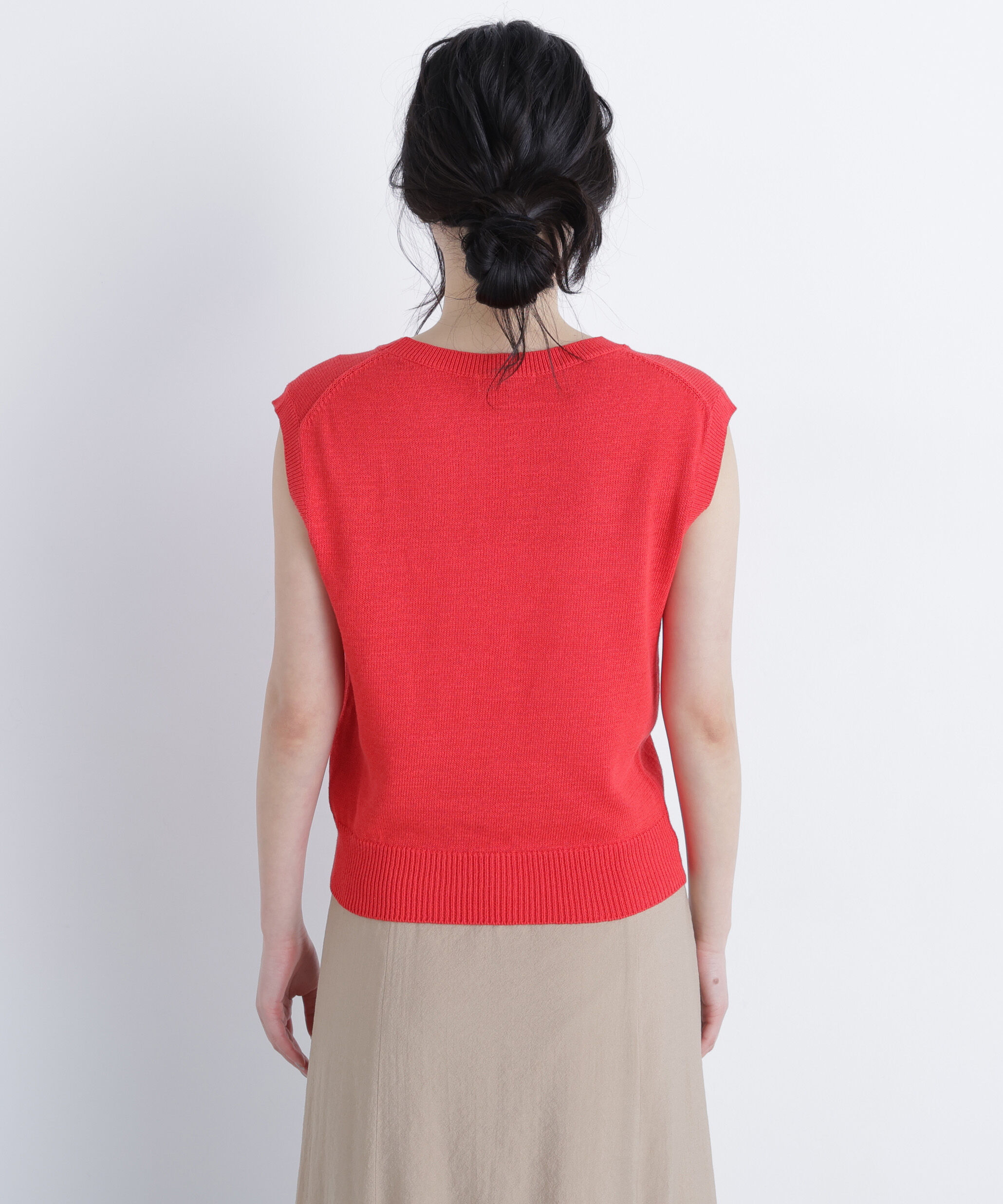  「ノースリーブリラクシーニット」|ニット・セーター|