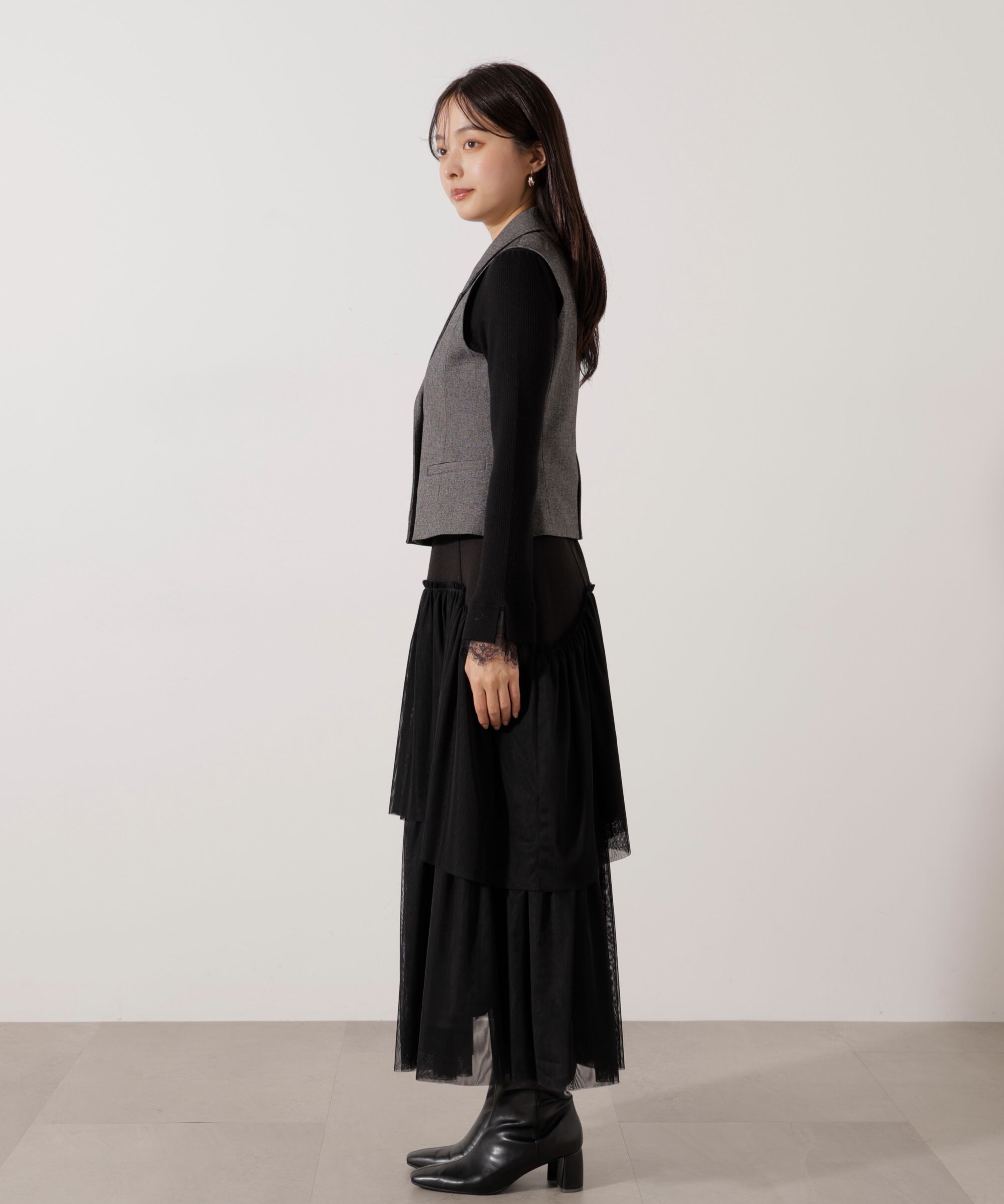 PROPORTION BODY DRESSING「テーラードジレセットアップ」|ワンピース|