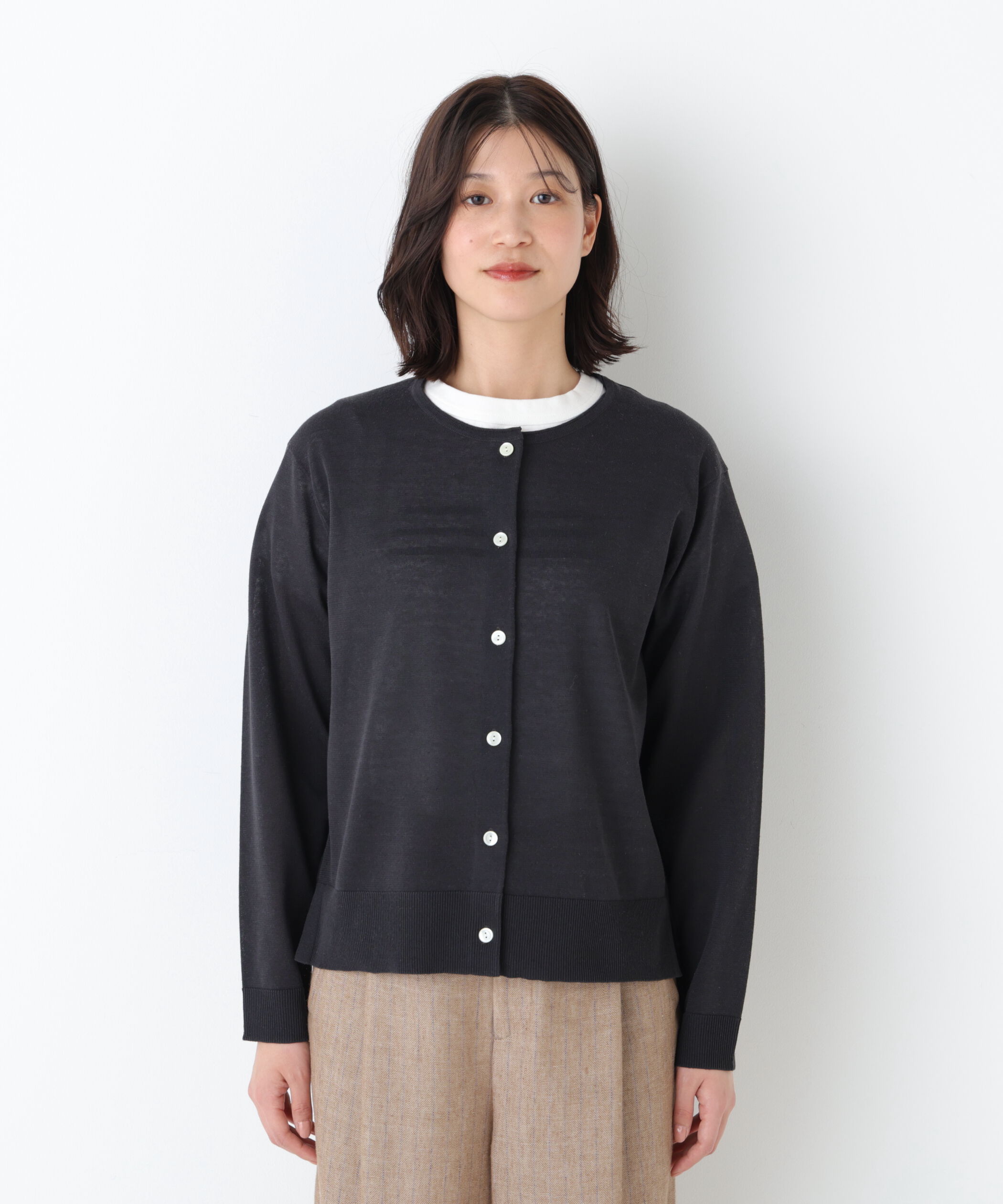  「◆クルーネックニットカーディガン」|ニット・セーター|